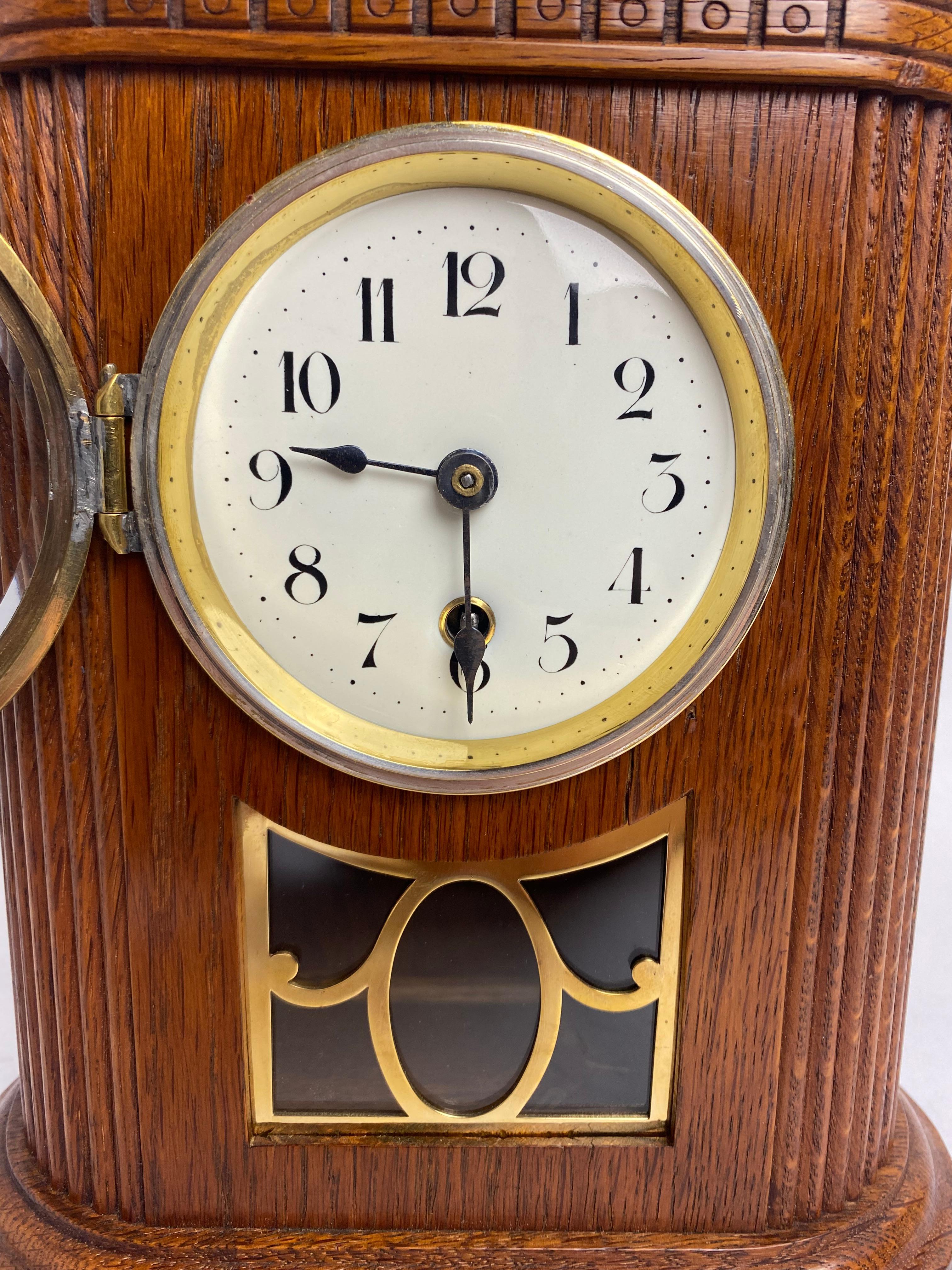 Early 20th Century Secession mantel clock atr. to Otto Prutscher For Sale