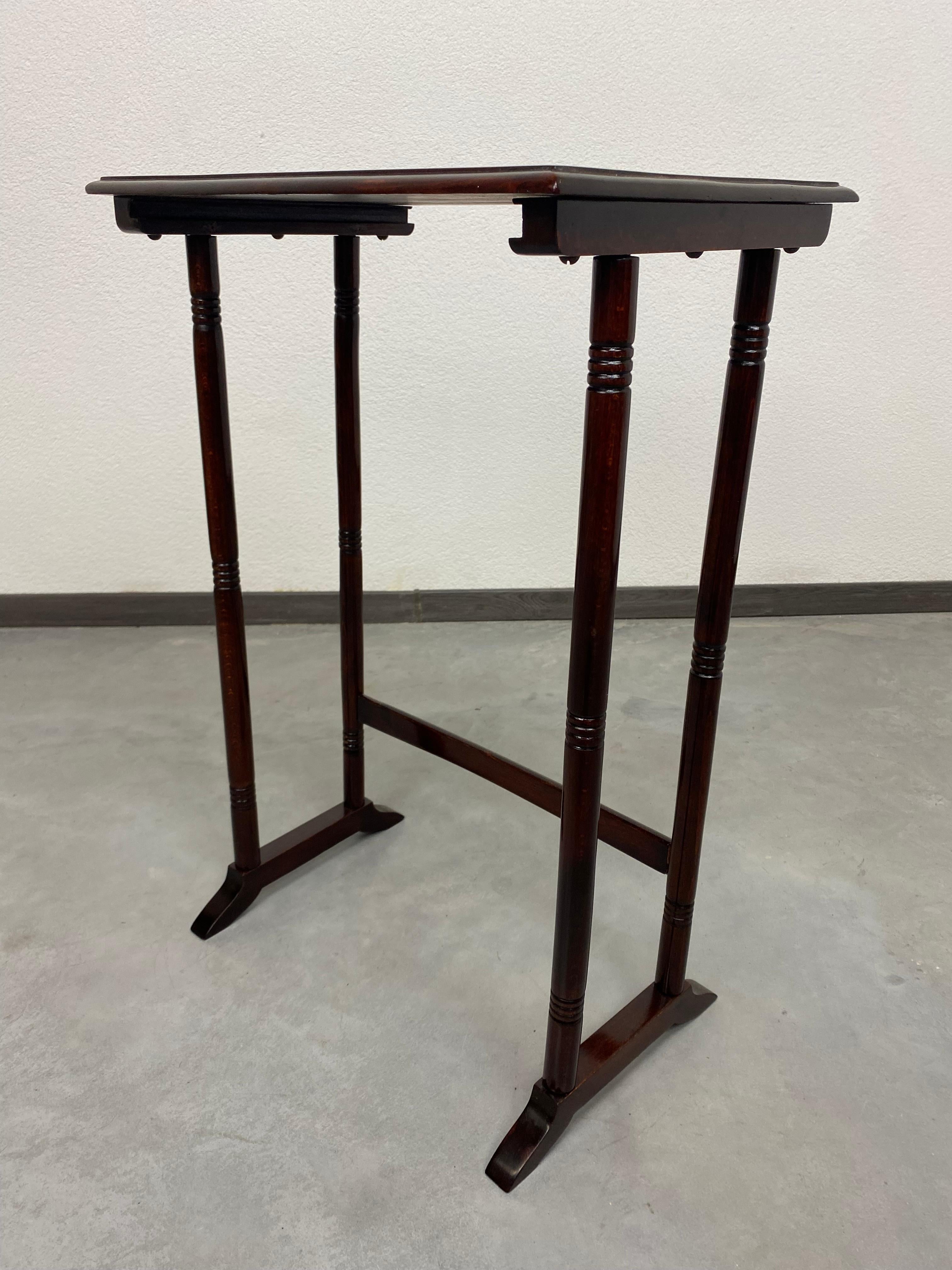 Austrian Secession Nesting Tables by Thonet For Sale