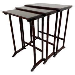 Antique Secession Nesting Tables by Thonet