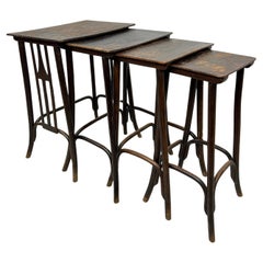 Secession nesting tables no. 958aby Siegel or Kolo Moser ex. by J&J Kohn