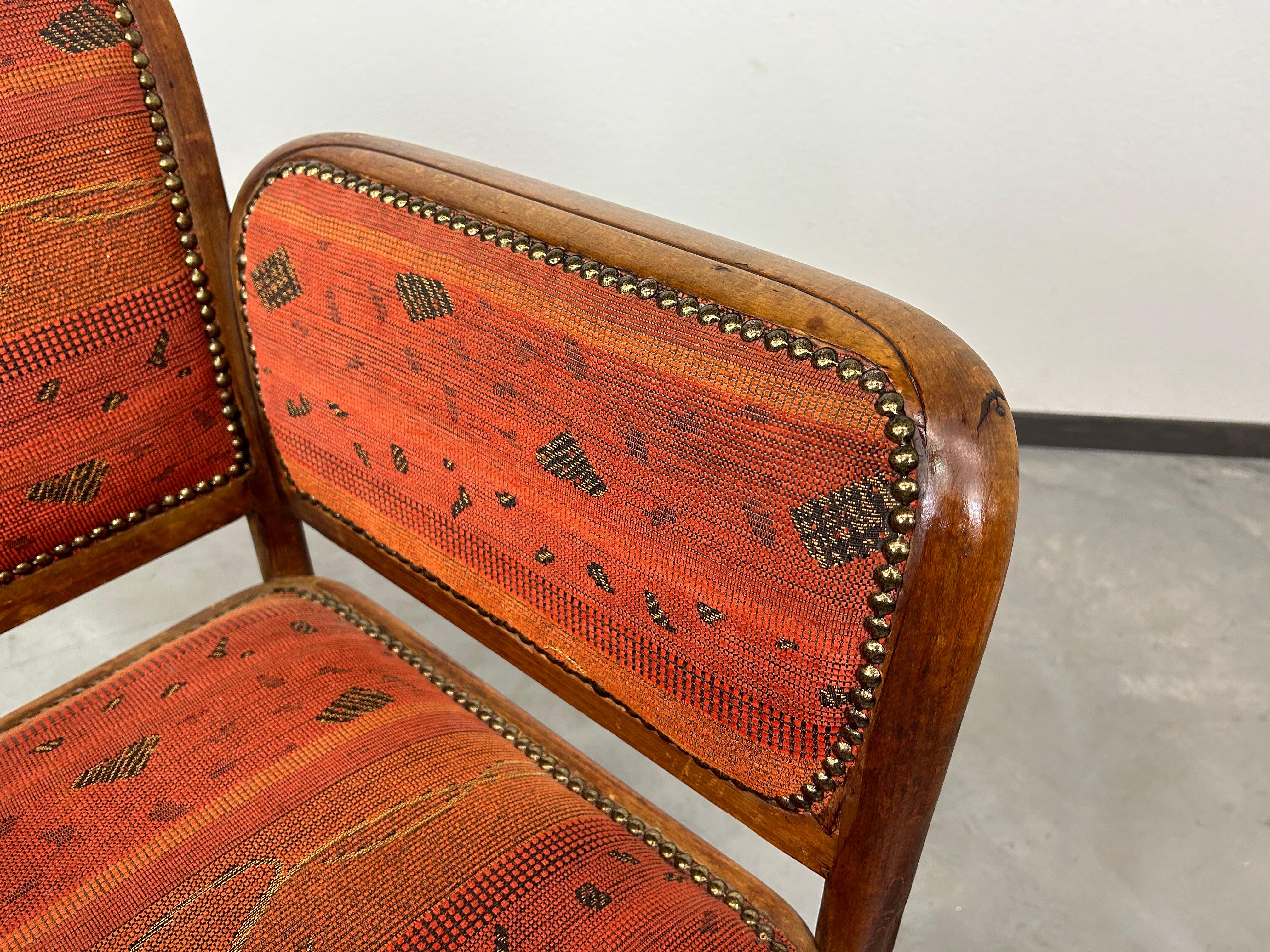 Inizio XX secolo Sedia da ufficio della Secessione attribuita a Marcel Kammerer per Thonet in vendita