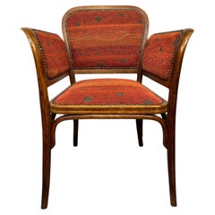 Silla de oficina Secesión attr. a Marcel Kammerer para Thonet