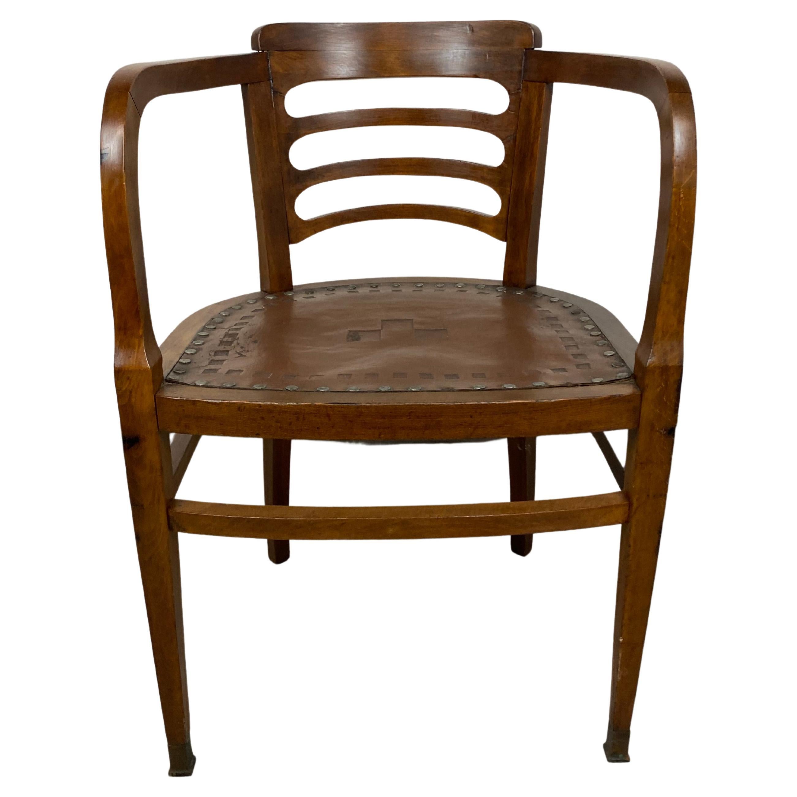Secession Office Chair by Joseph Maria Olbrich For Sale