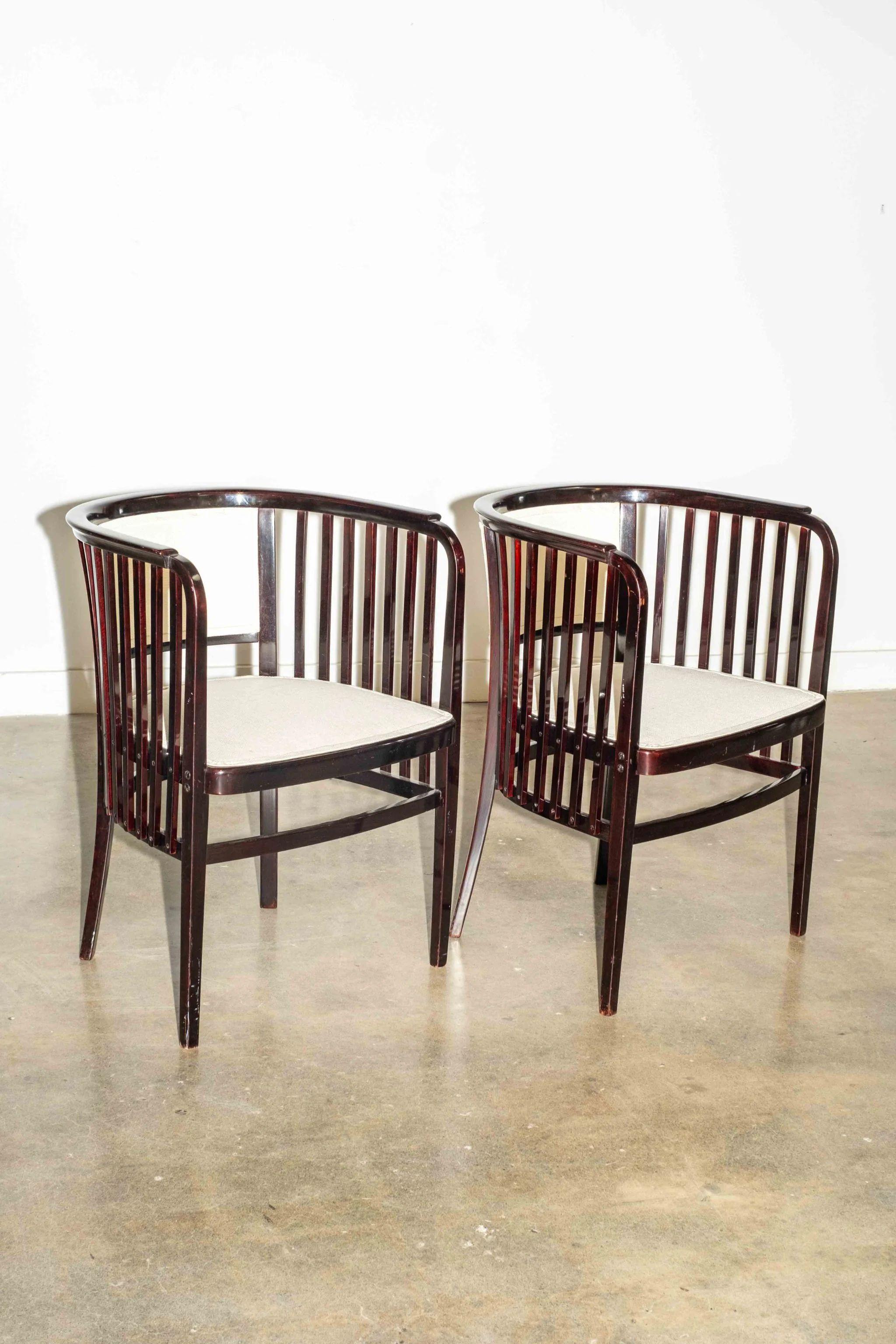 Silla de oficina Secession nº 6528 de Marcel Kammerer para Thonet principios del siglo XX en venta