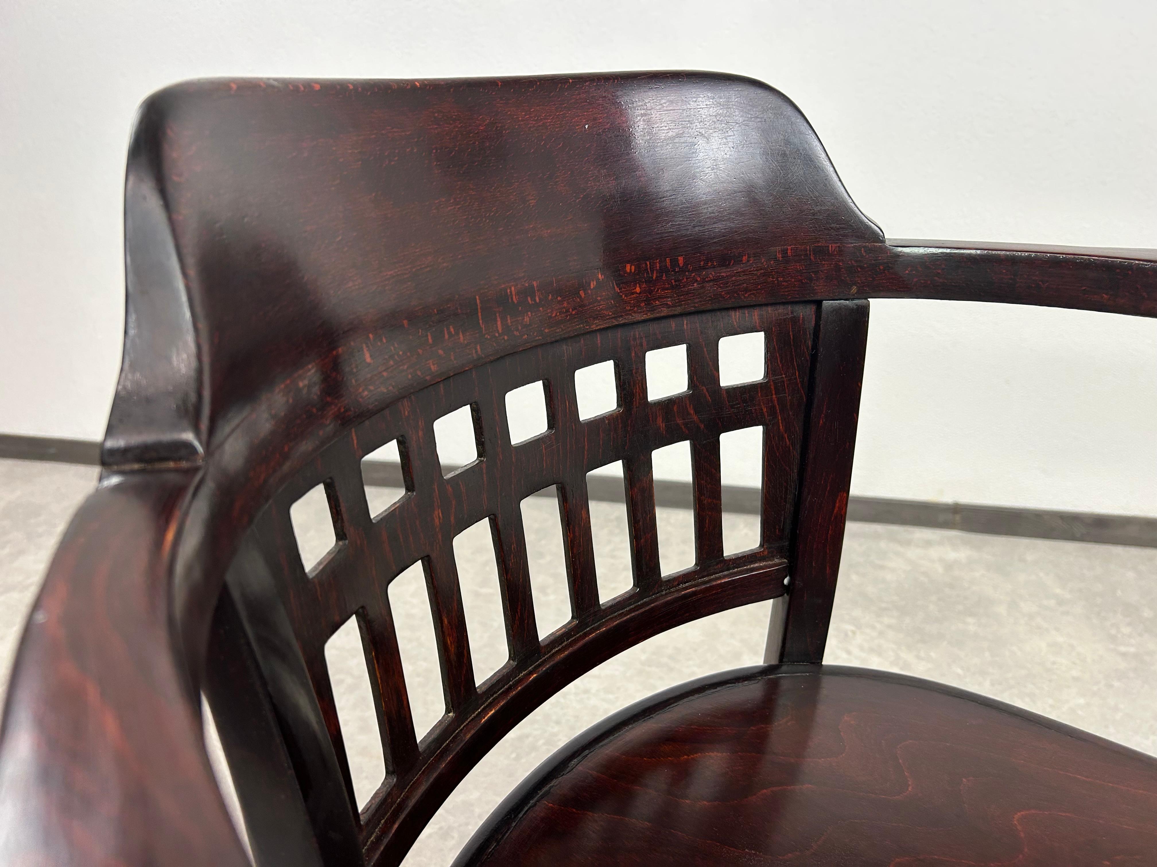 Silla de oficina Secession nº 714 de Otto Wagner para J&J Kohn Austríaco en venta