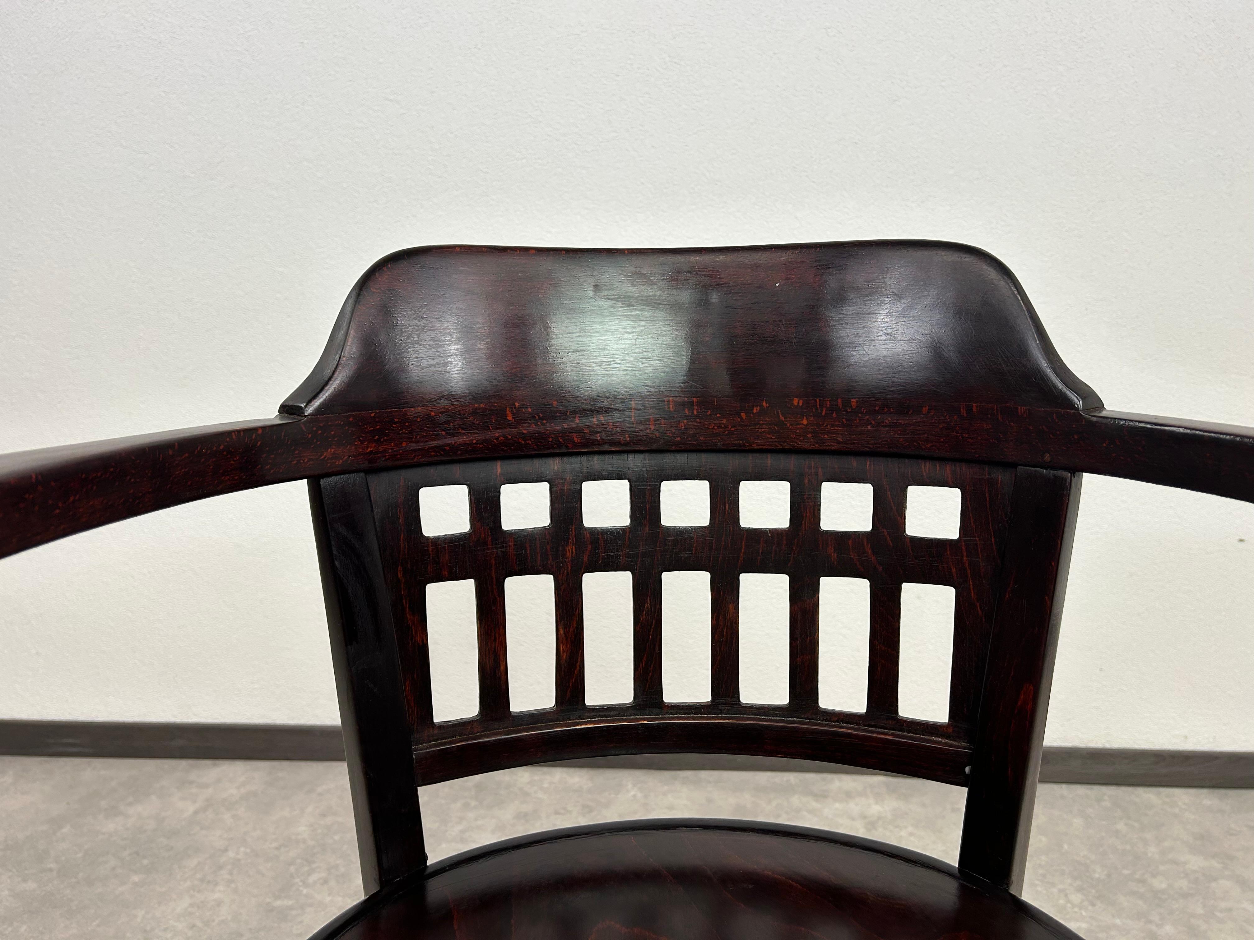Silla de oficina Secession nº 714 de Otto Wagner para J&J Kohn Haya en venta