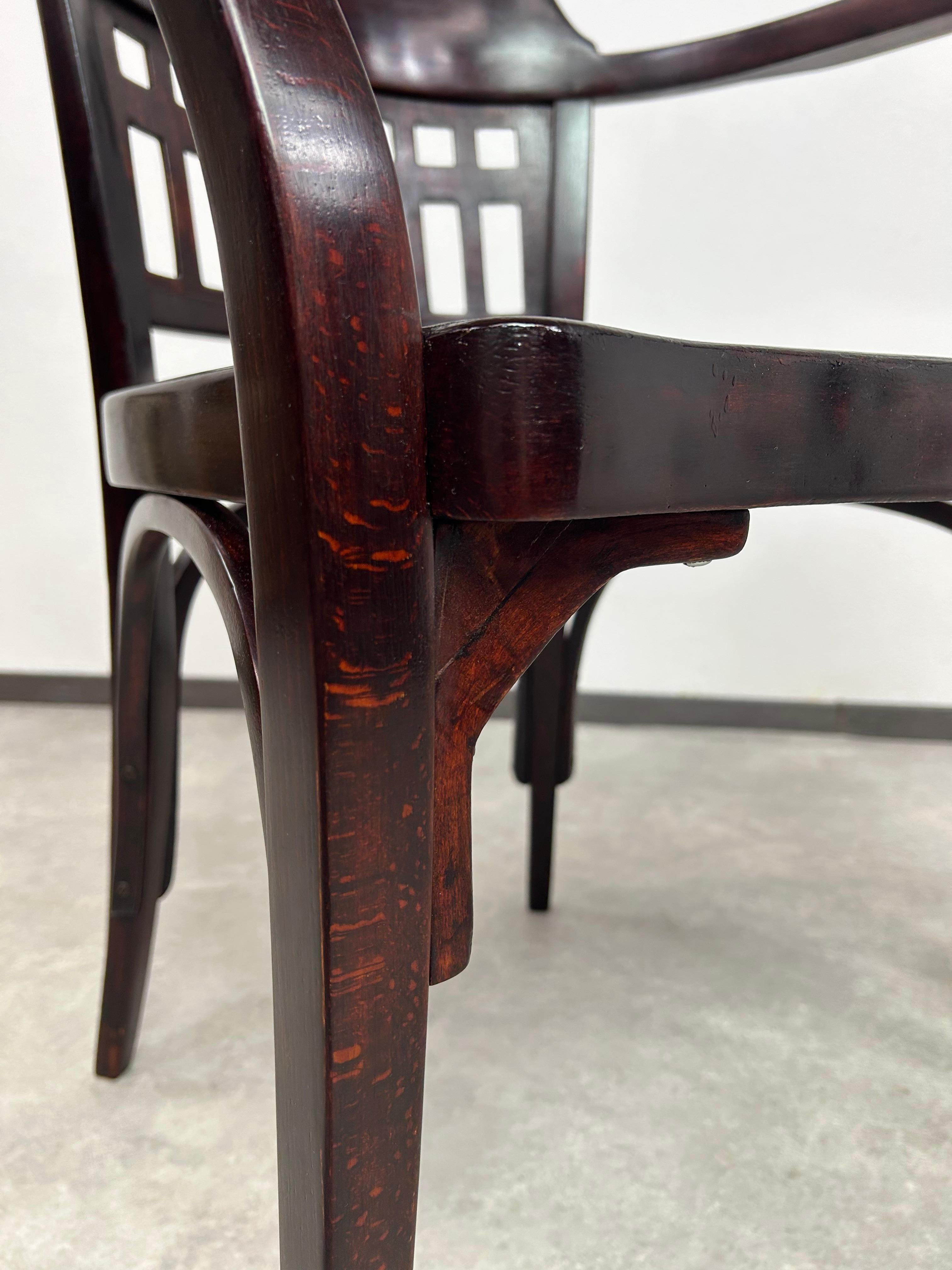 Silla de oficina Secession nº 714 de Otto Wagner para J&J Kohn en venta 2
