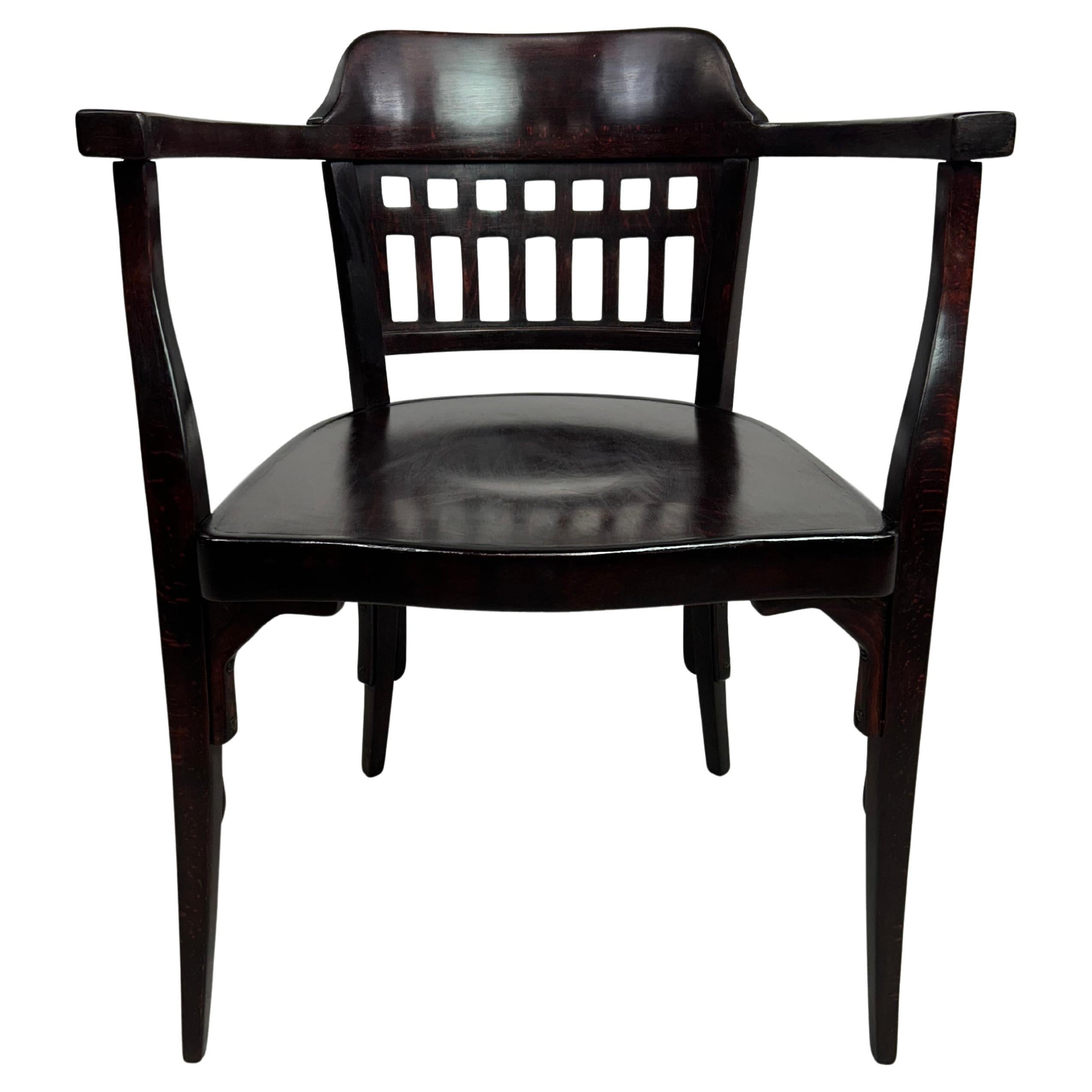 Silla de oficina Secession nº 714 de Otto Wagner para J&J Kohn en venta