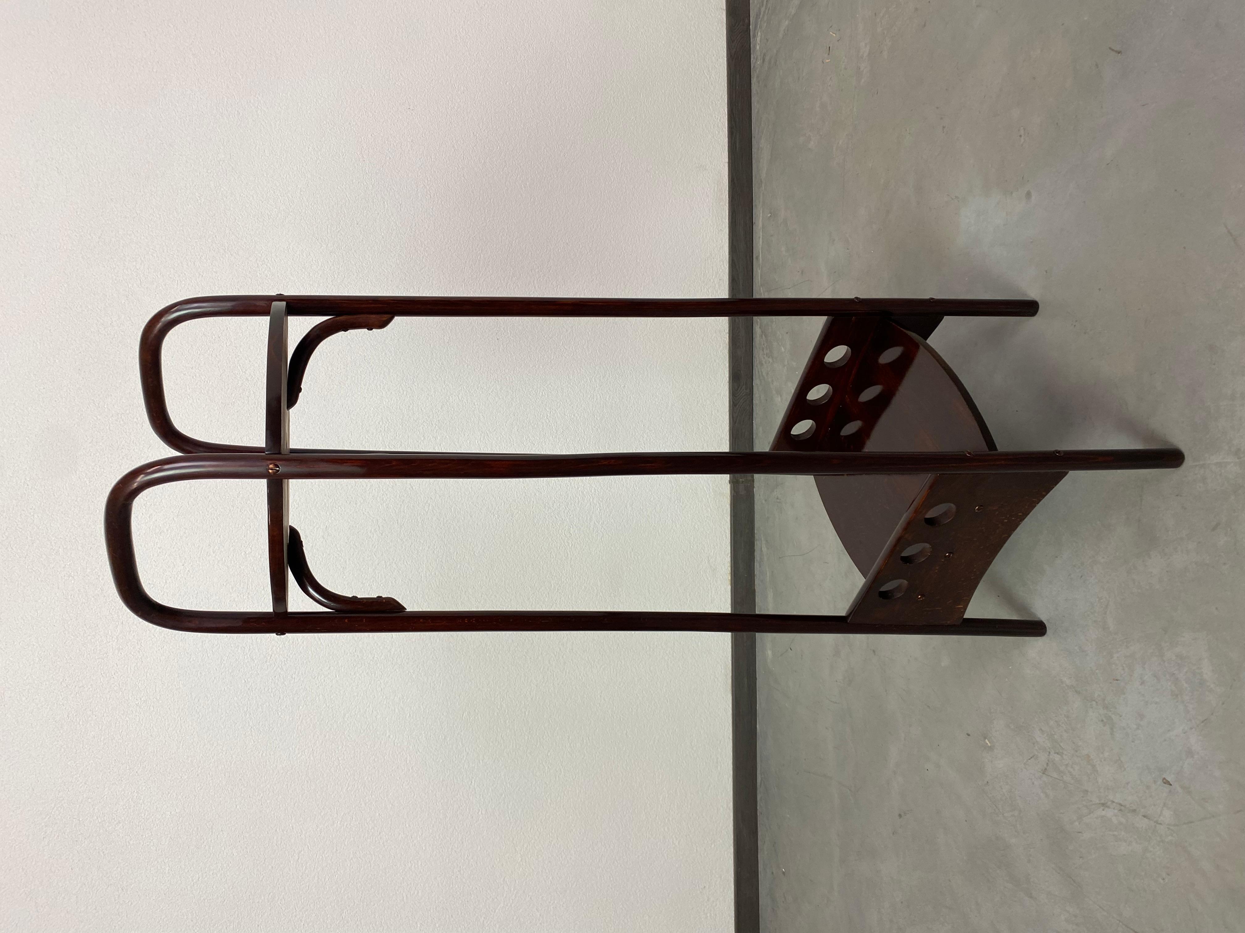 Secession plant stand by Josef Hoffmann for Thonet professionally stained and repolished.
