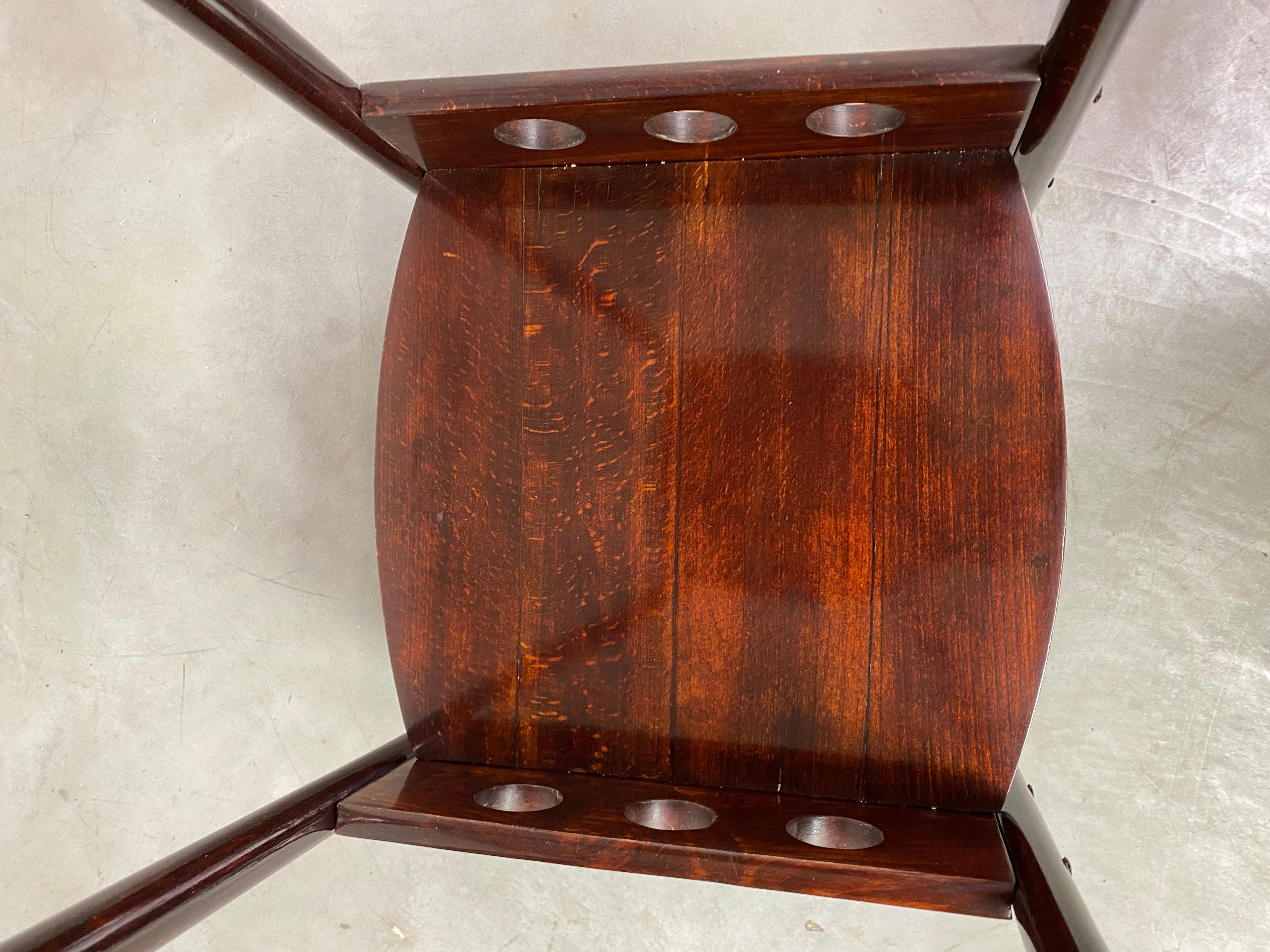 Bentwood Secession plant stand by Josef Hoffmann for Thonet For Sale
