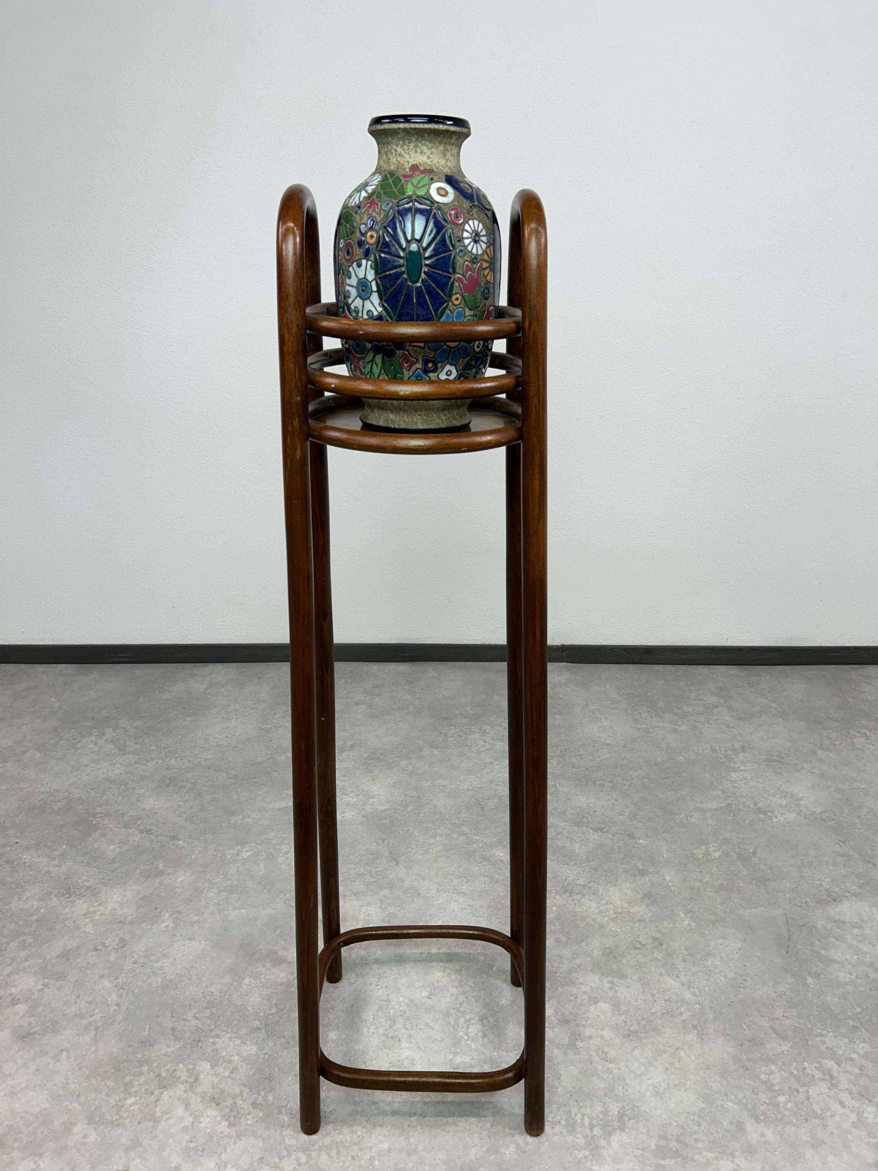 Vienna Secession Secession plant stand no.1009 attr. Otto Wagner for J&J Kohn For Sale