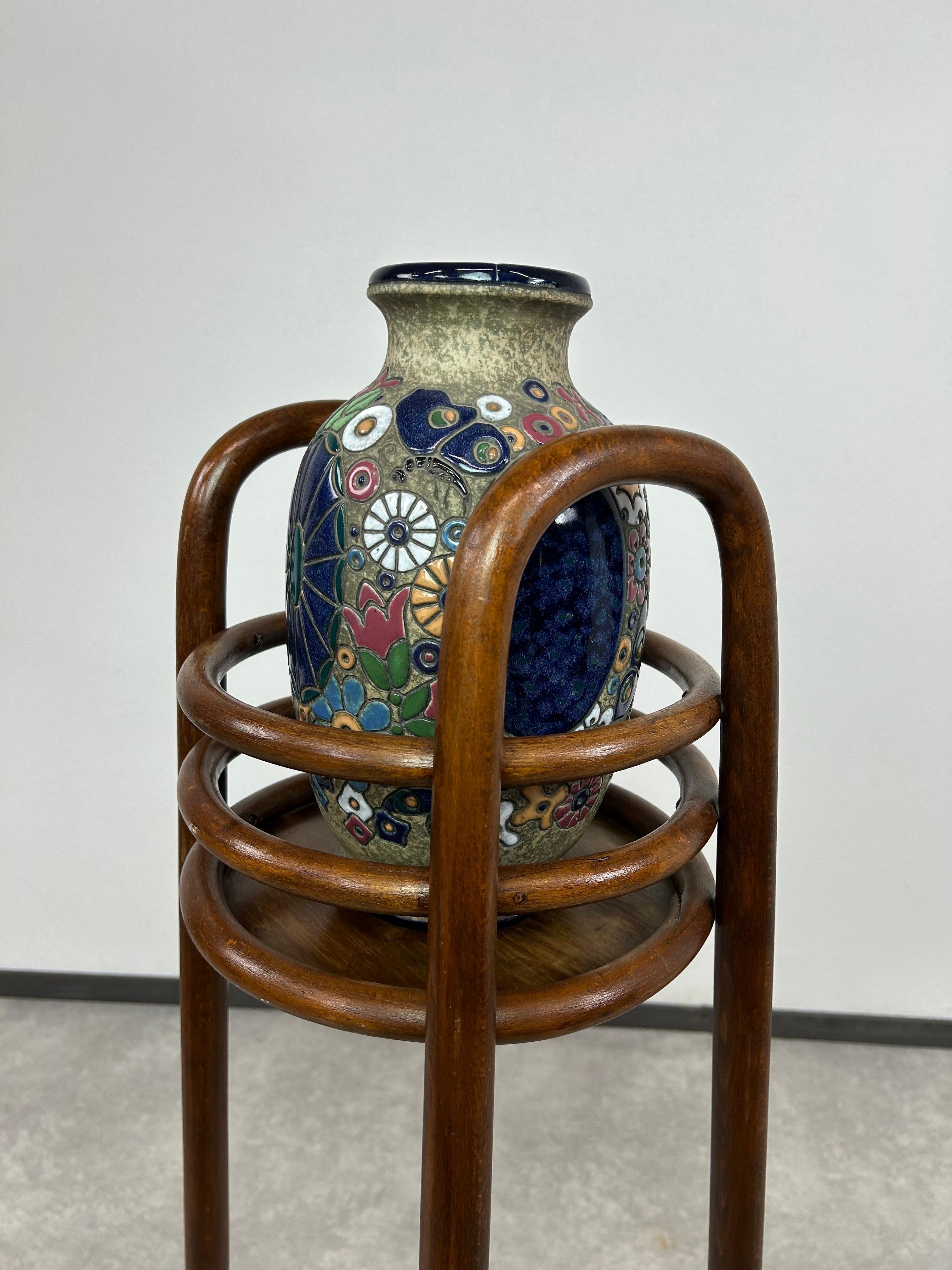 Austrian Secession plant stand no.1009 attr. Otto Wagner for J&J Kohn For Sale