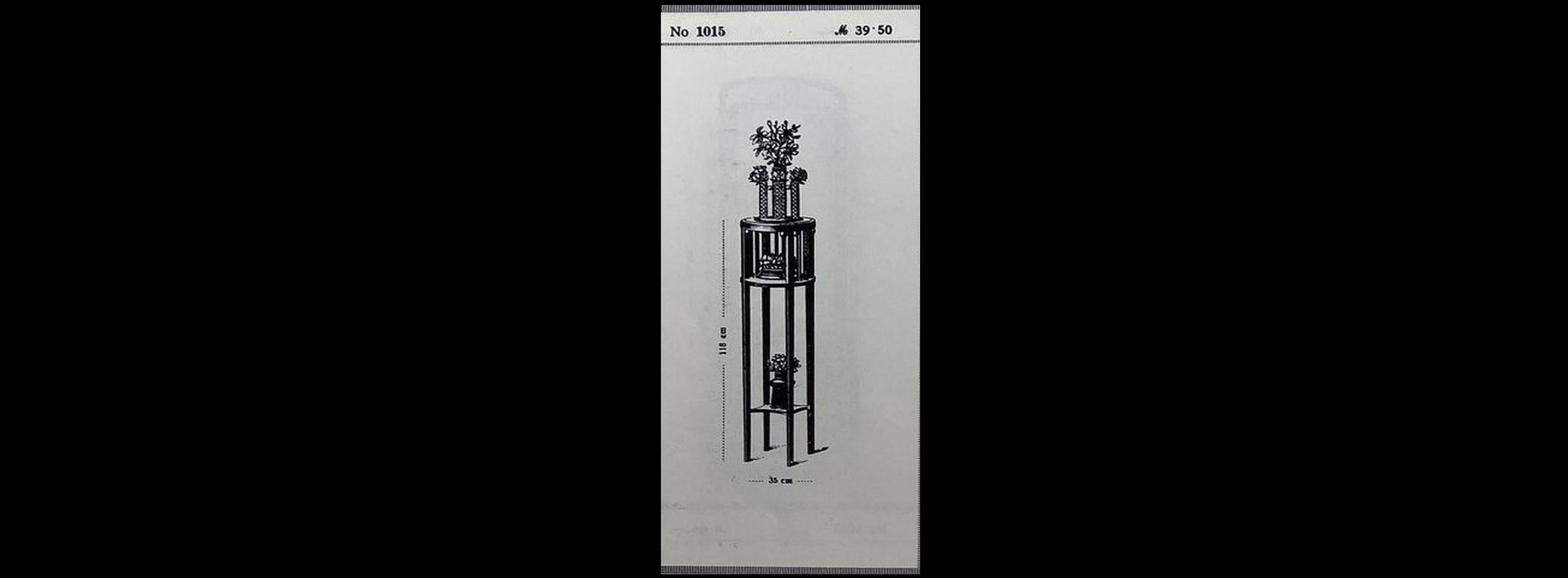 Stand de plantes de sécession n° 1015 de Josef Hoffmann pour J.J.Kohn en vente 3