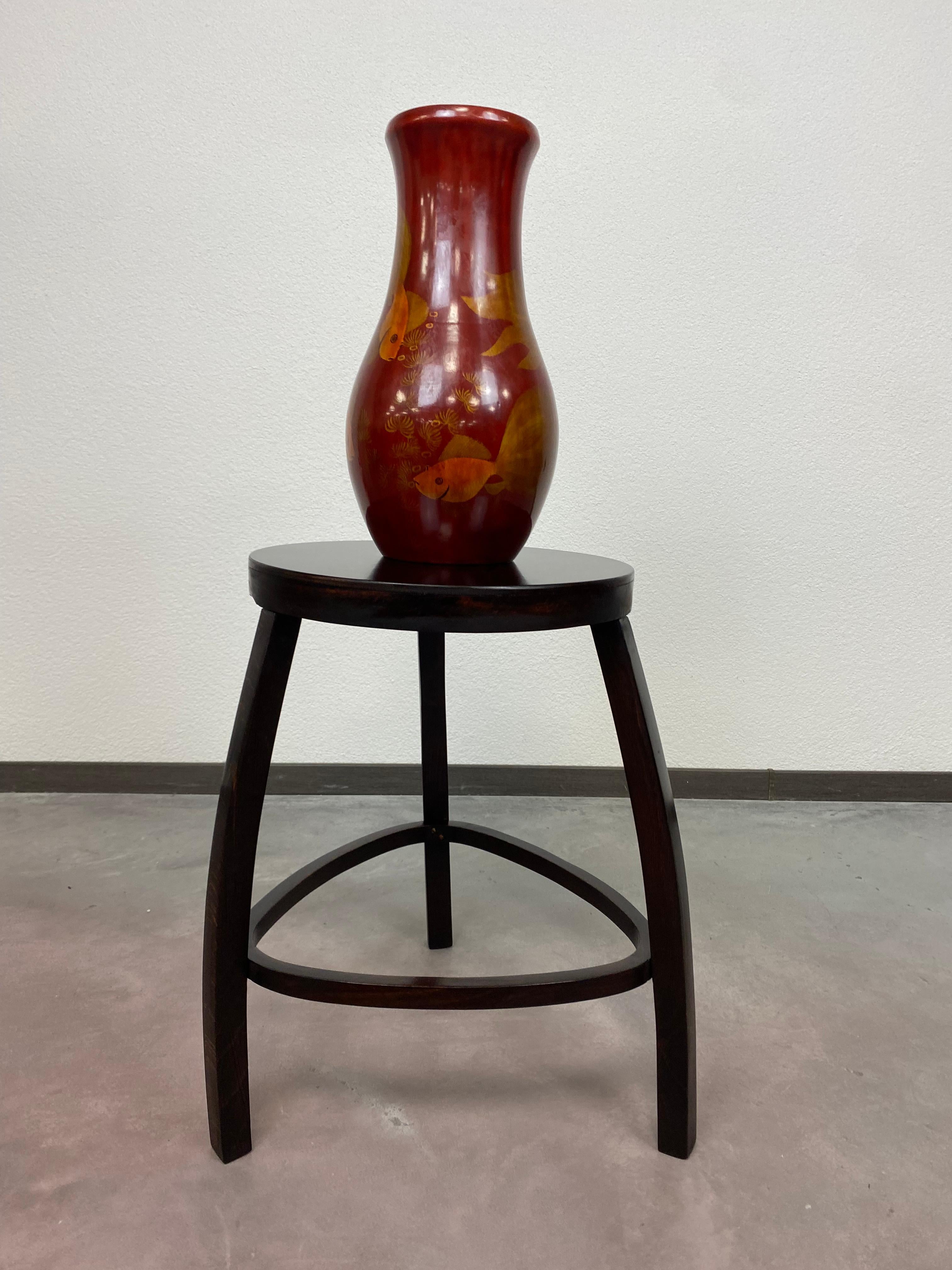 Secession plant stand no.9537 by Otto Wagner for Thonet professionally stained and repolished.