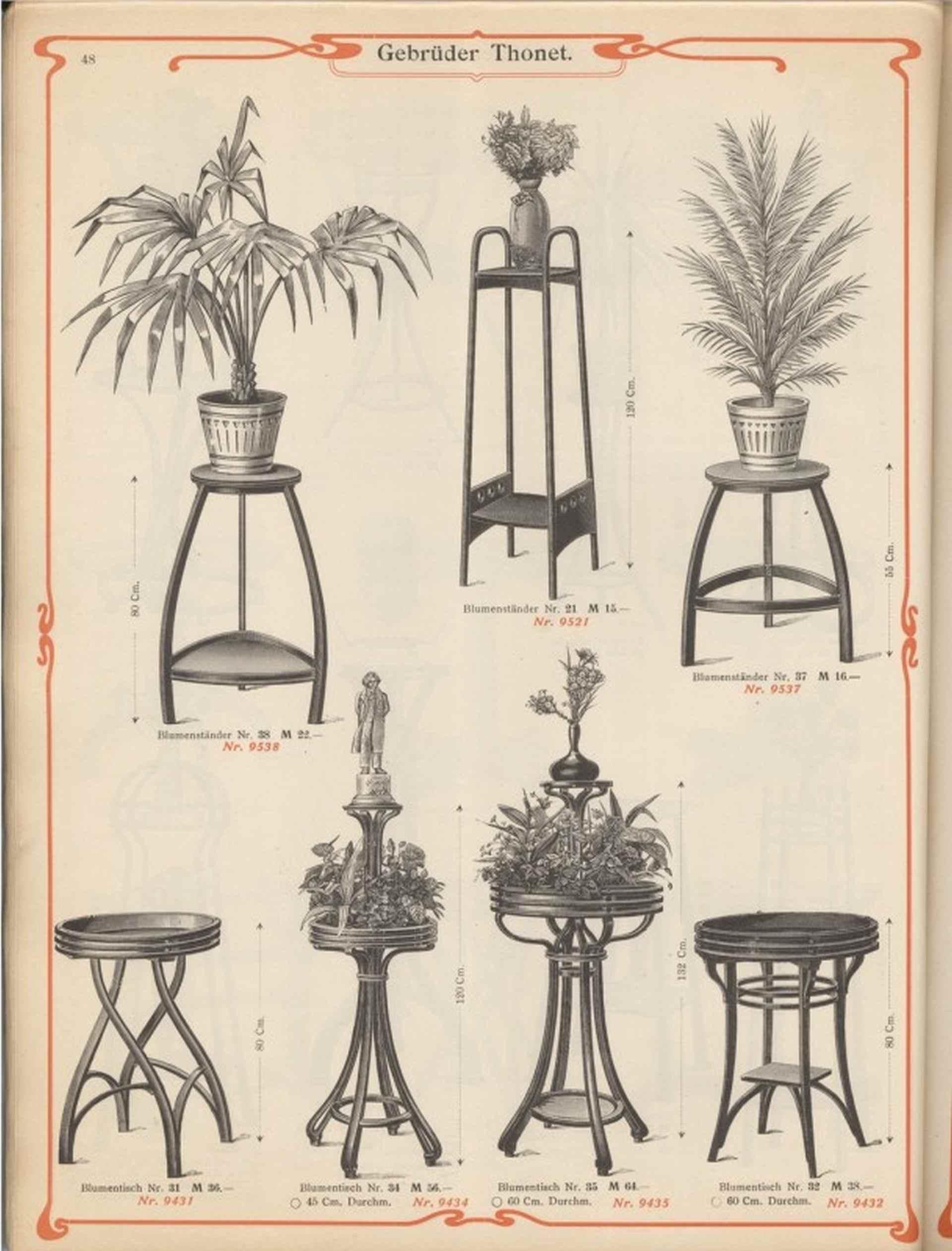 Table à plantes de la sécession n° 38 d'Otto Wagner pour Thonet en vente 1