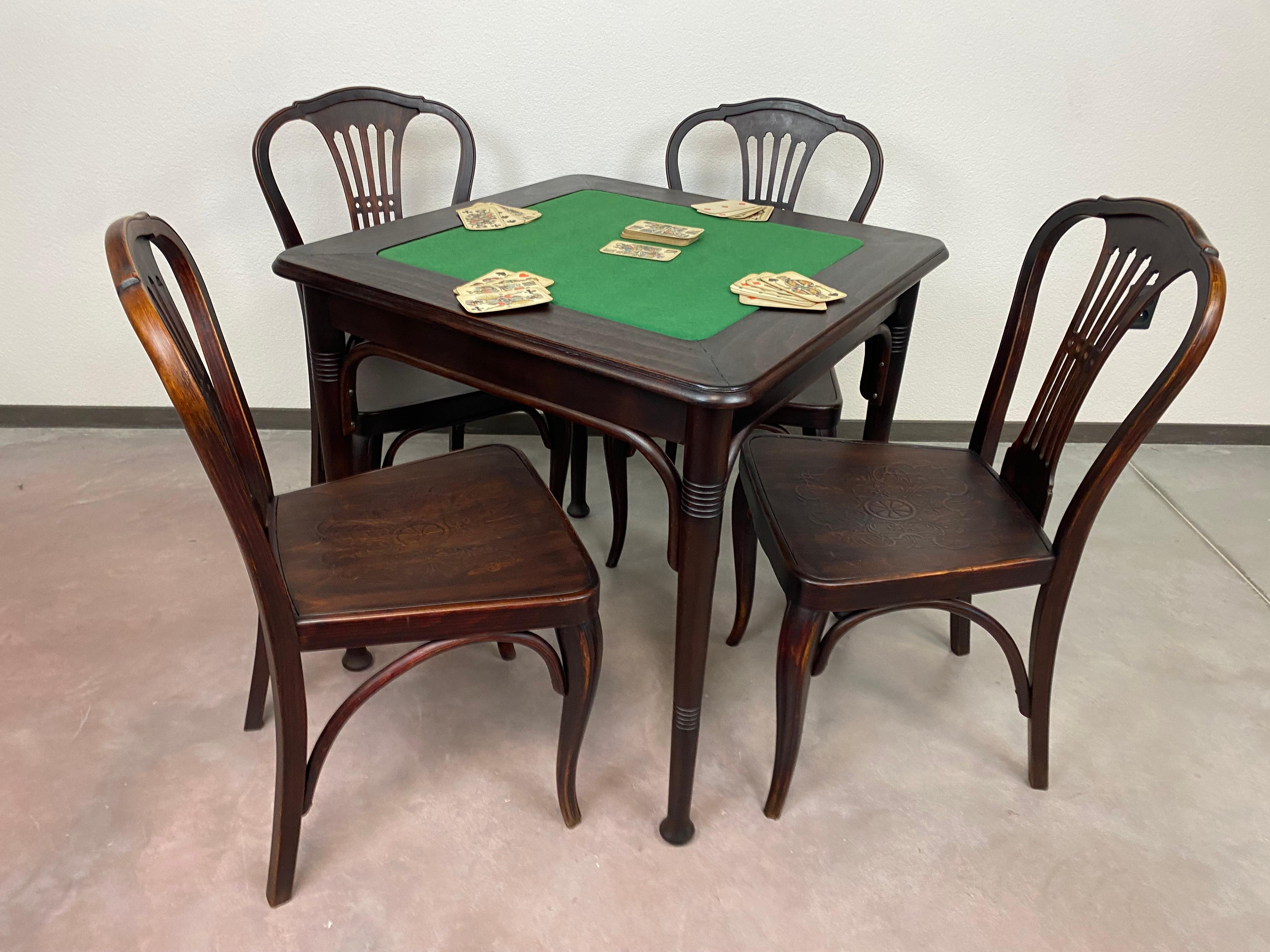 Secession Playing Table Thonet No.10 4