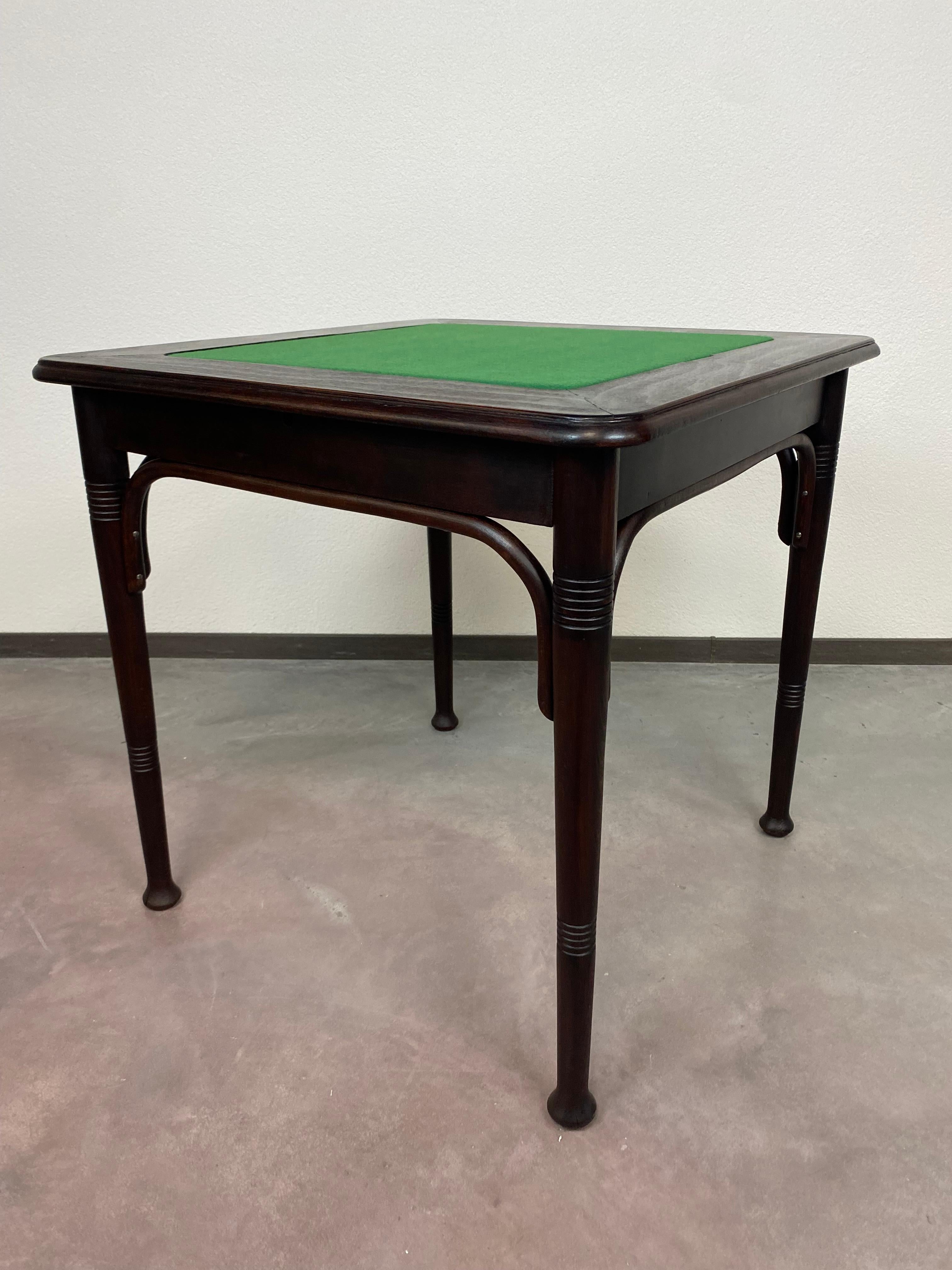 Vienna Secession Secession Playing Table Thonet No.10