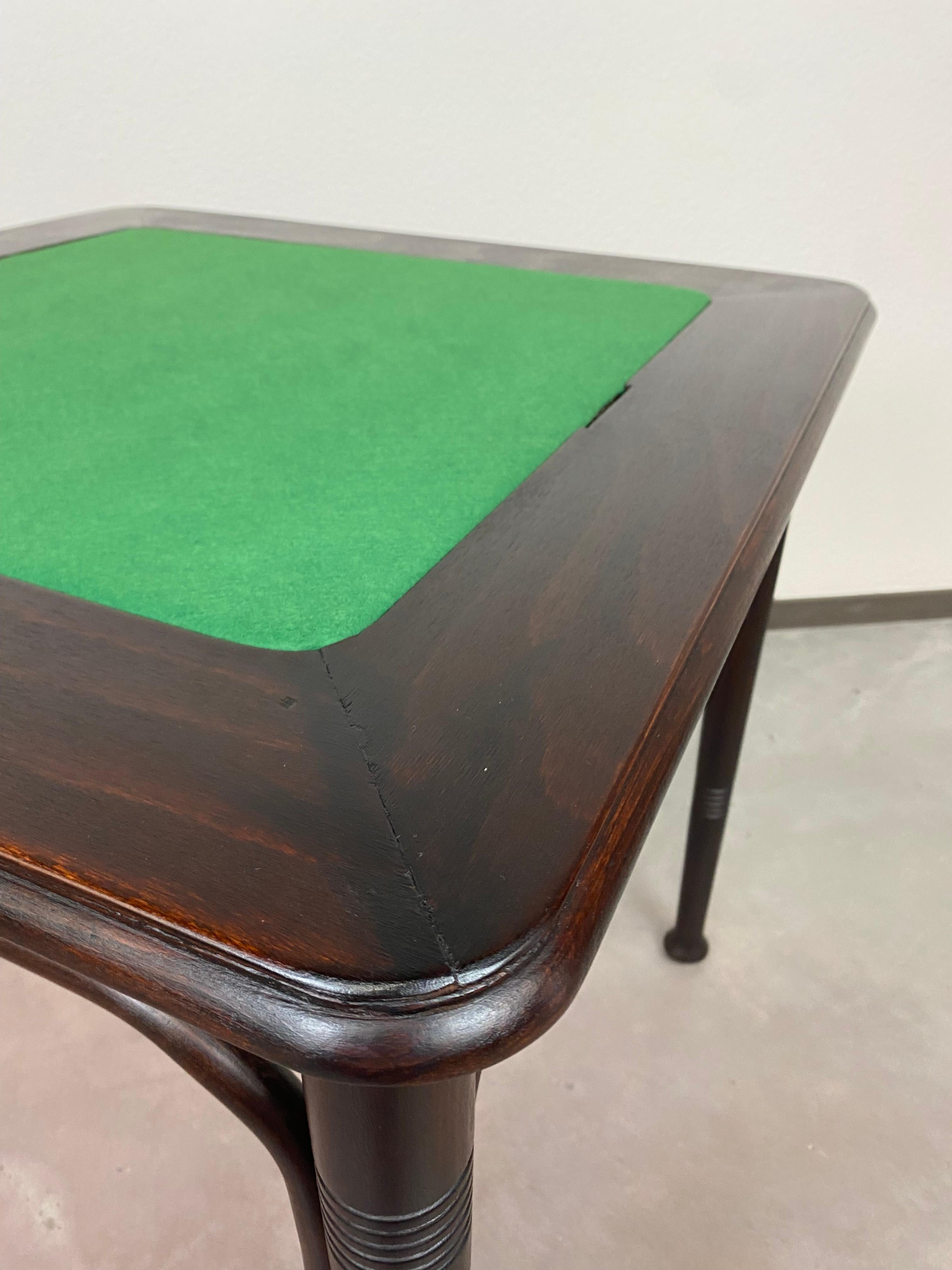 Early 20th Century Secession Playing Table Thonet No.10