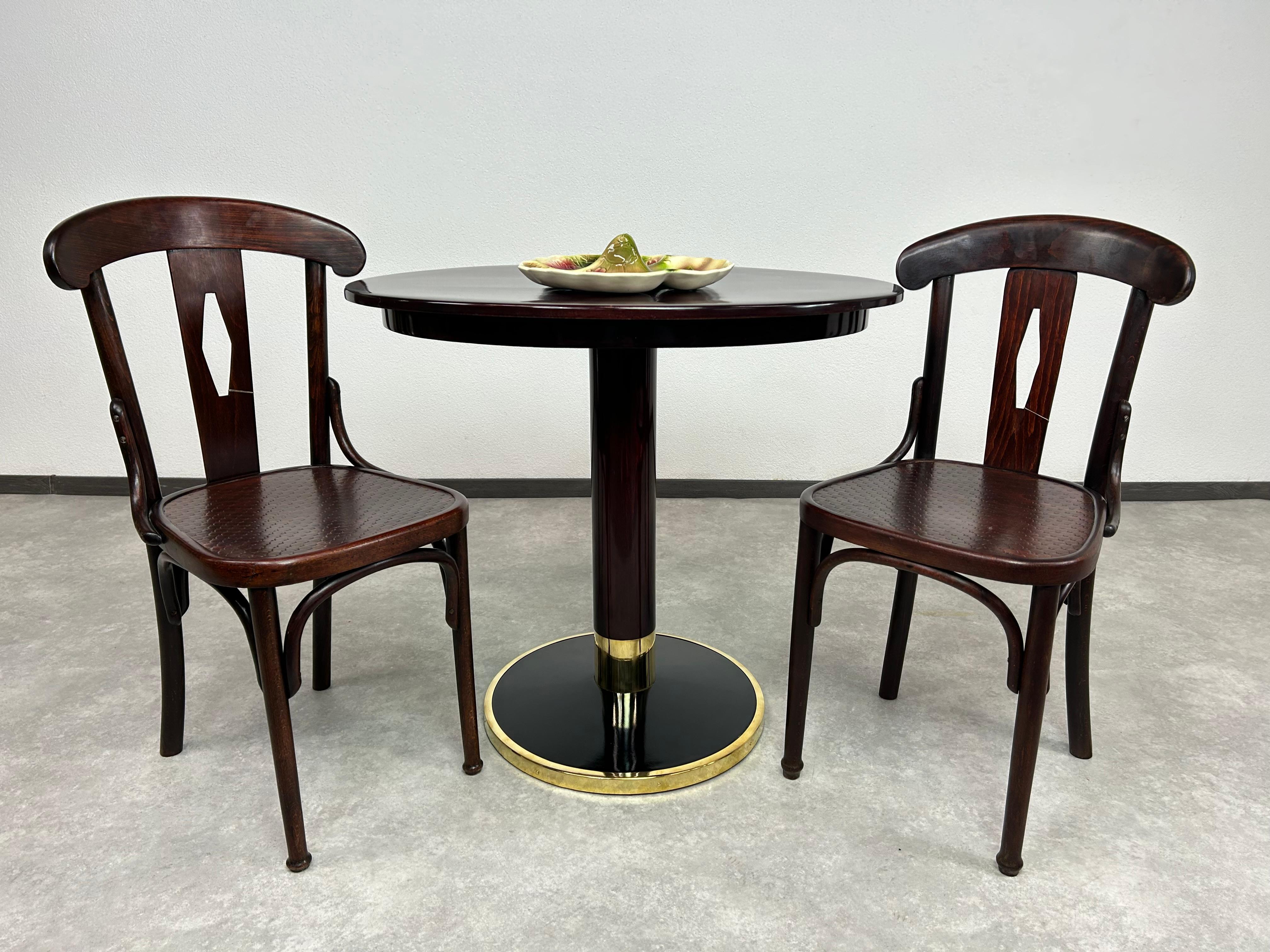 Secession side table by Jacob & Josef Kohn. Professionally stained and repolished.