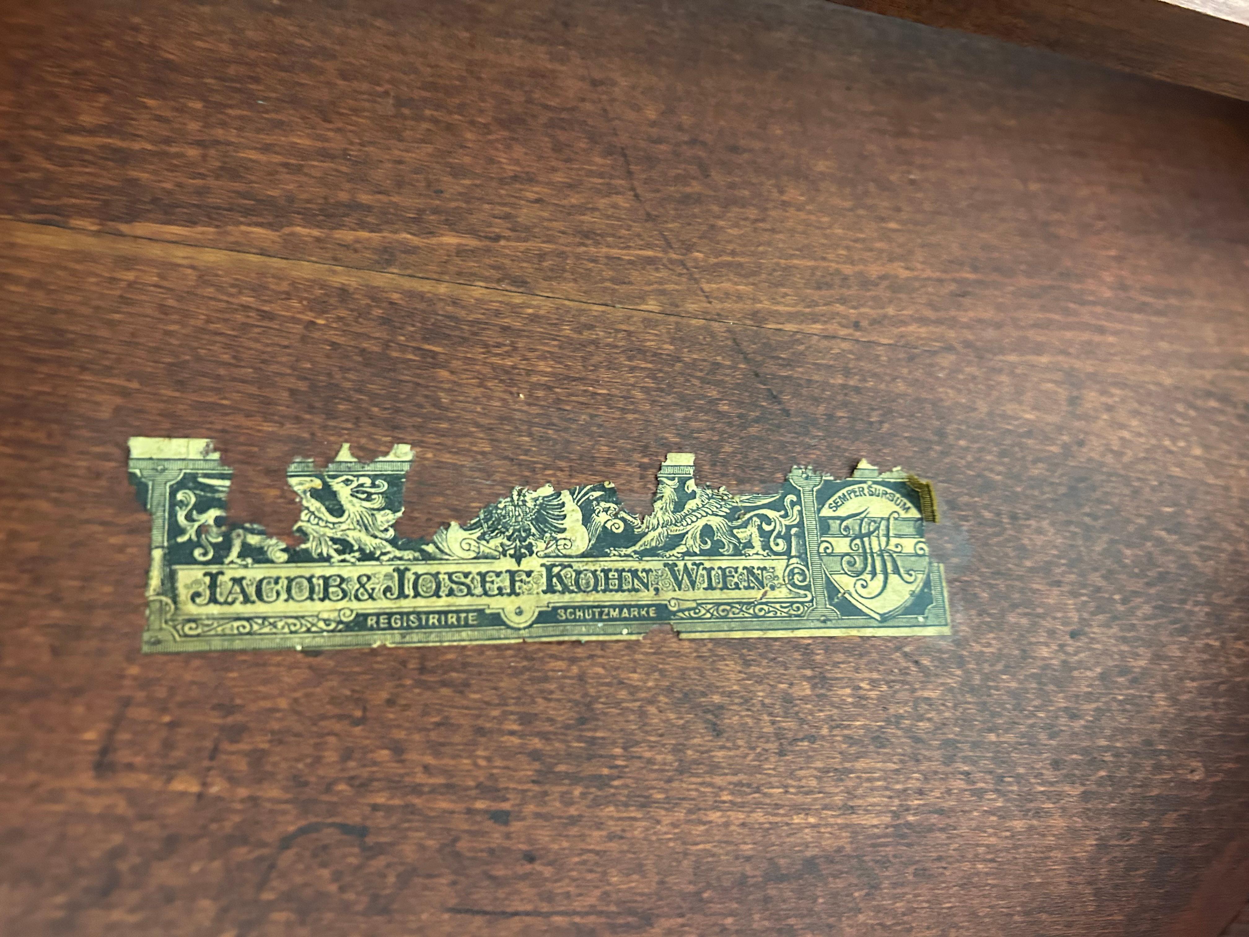 Secession side table by Jacob & Josef Kohn in vendita 2