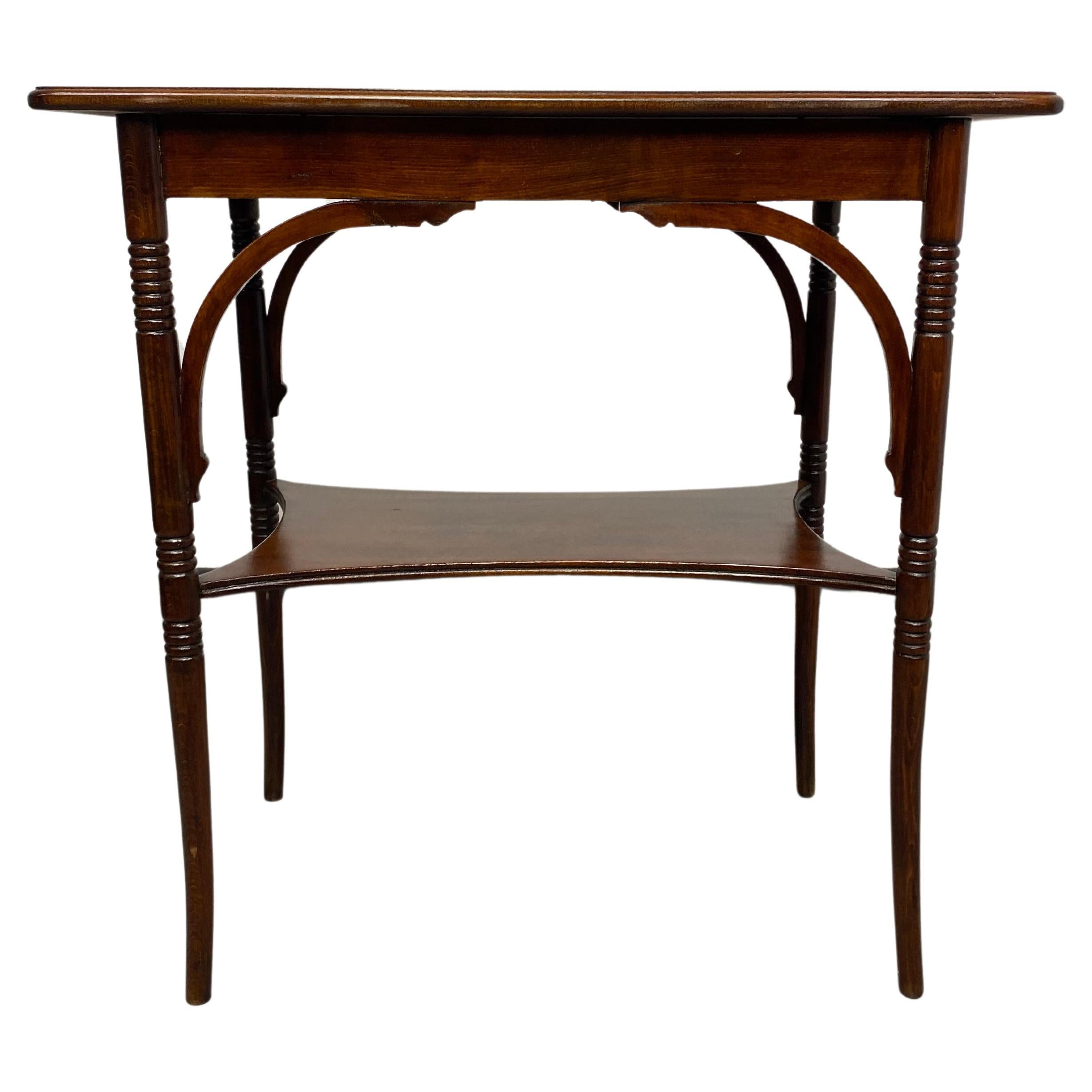 Secession side table by J&J Kohn For Sale