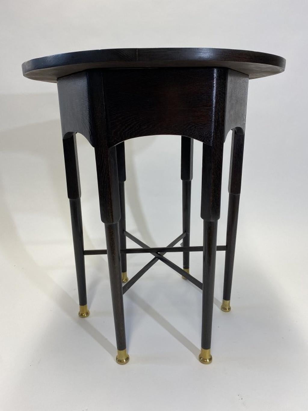 Vienna Secession Secession Side Table in Style of Adolf Loos For Sale