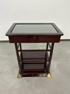 Secession side table with double top