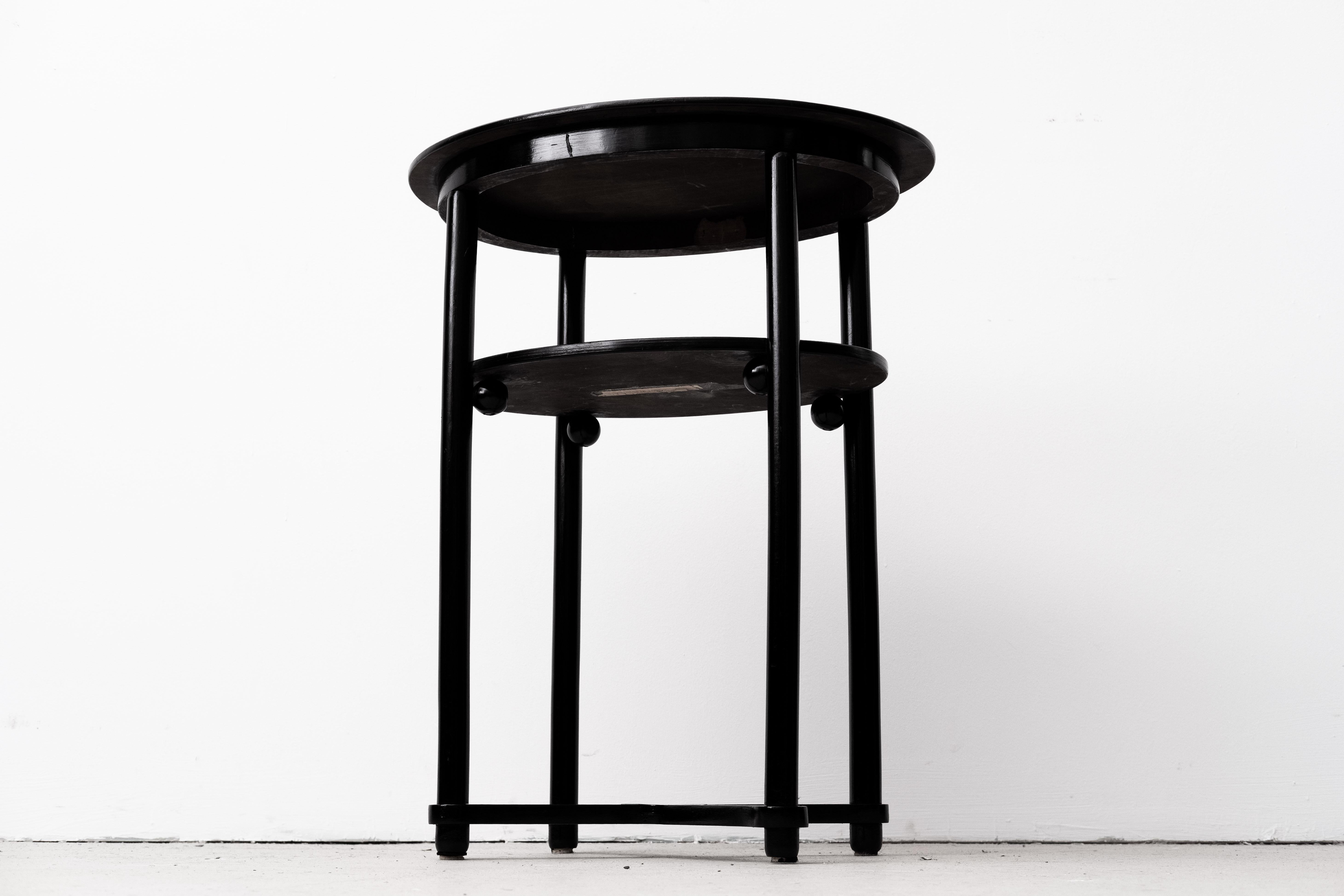 Secession Sidetable, attr. to J. Hoffmann, ex. by Fischel & Söhne (CZK, 1915) For Sale 6