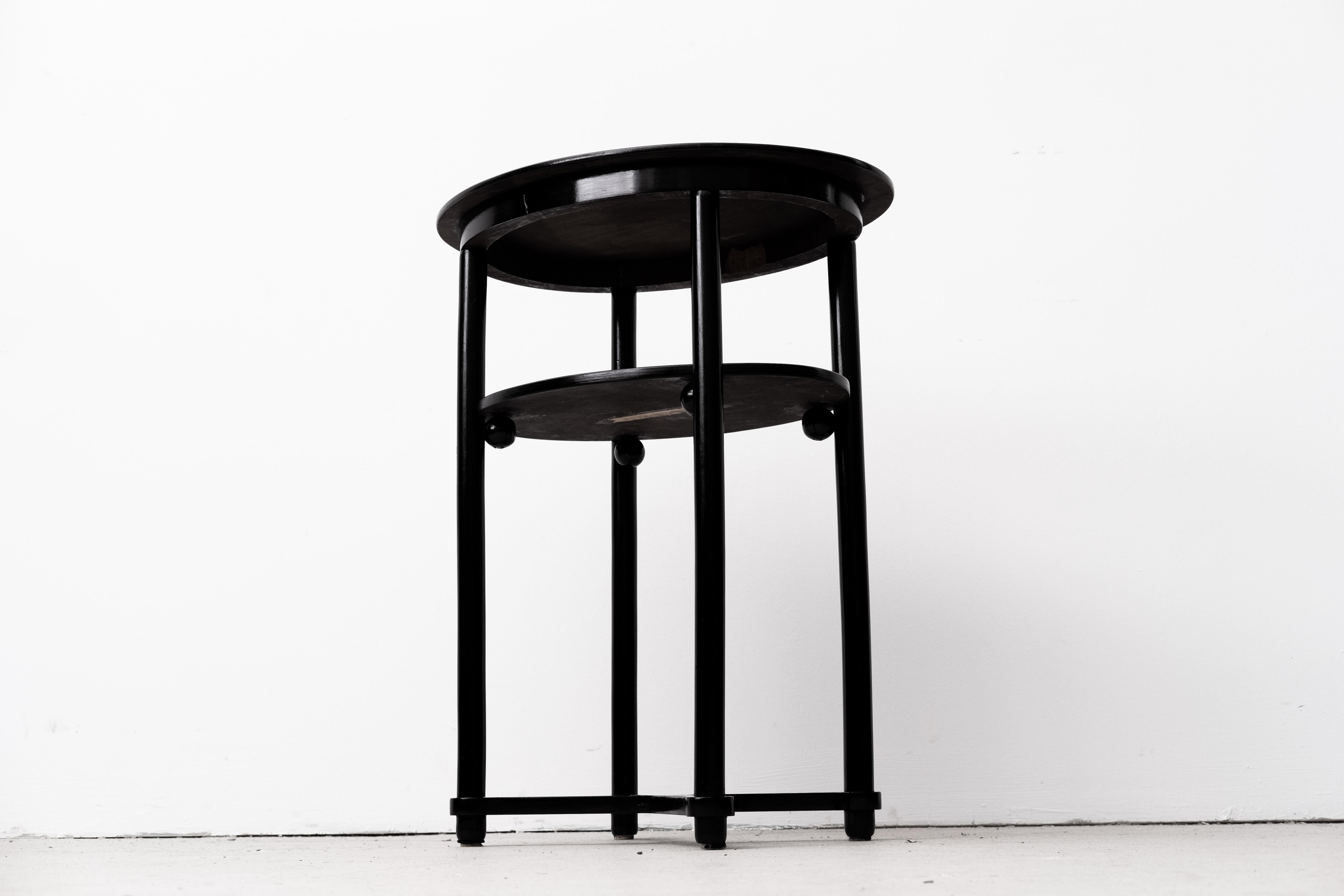 Secession Sidetable, attr. to J. Hoffmann, ex. by Fischel & Söhne (CZK, 1915) For Sale 7