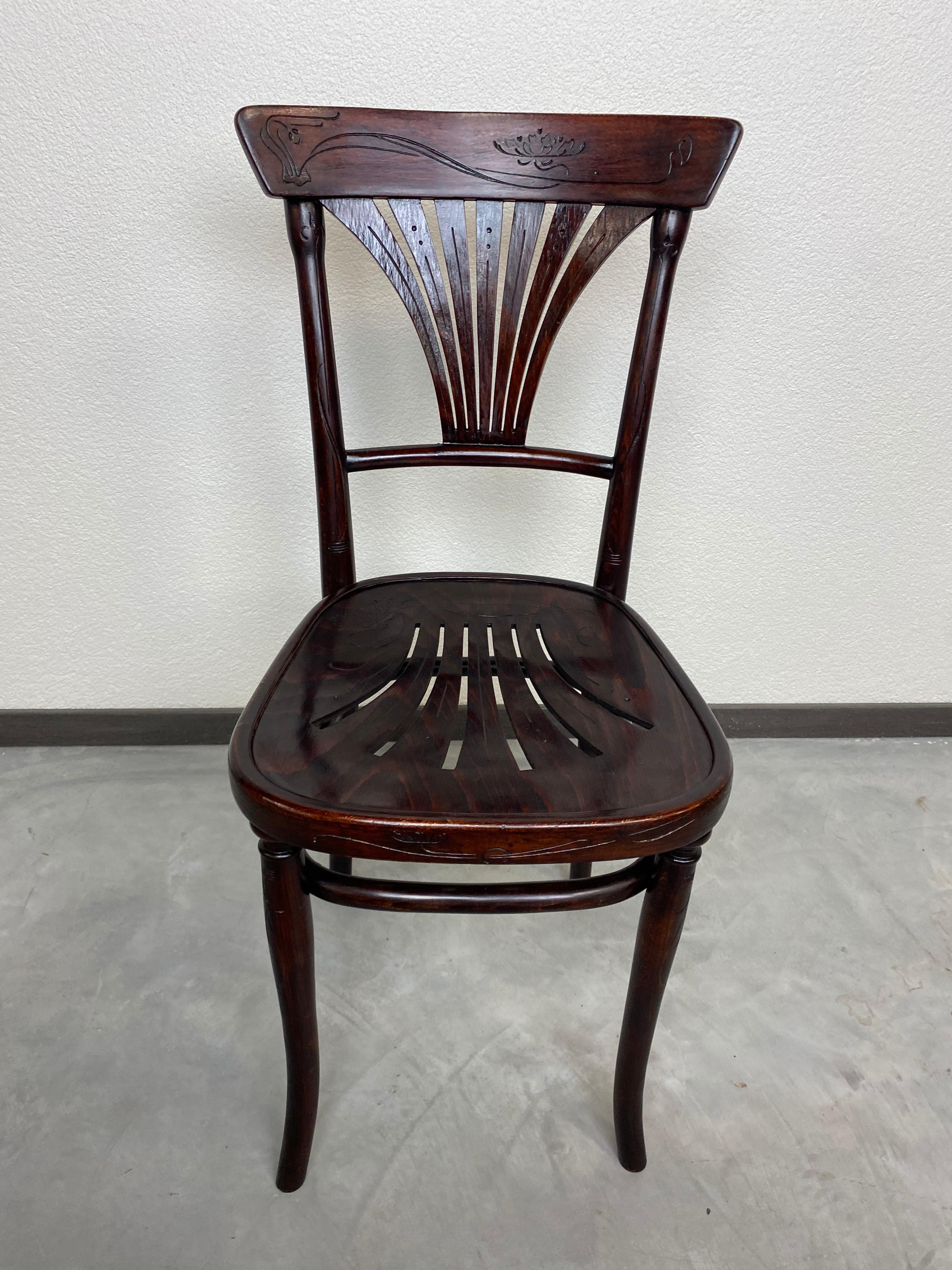 Vienna Secession Secession Thonet Dining Chairs No.221