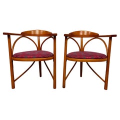 Vintage Secession tripod chairs no.81 by Thonet