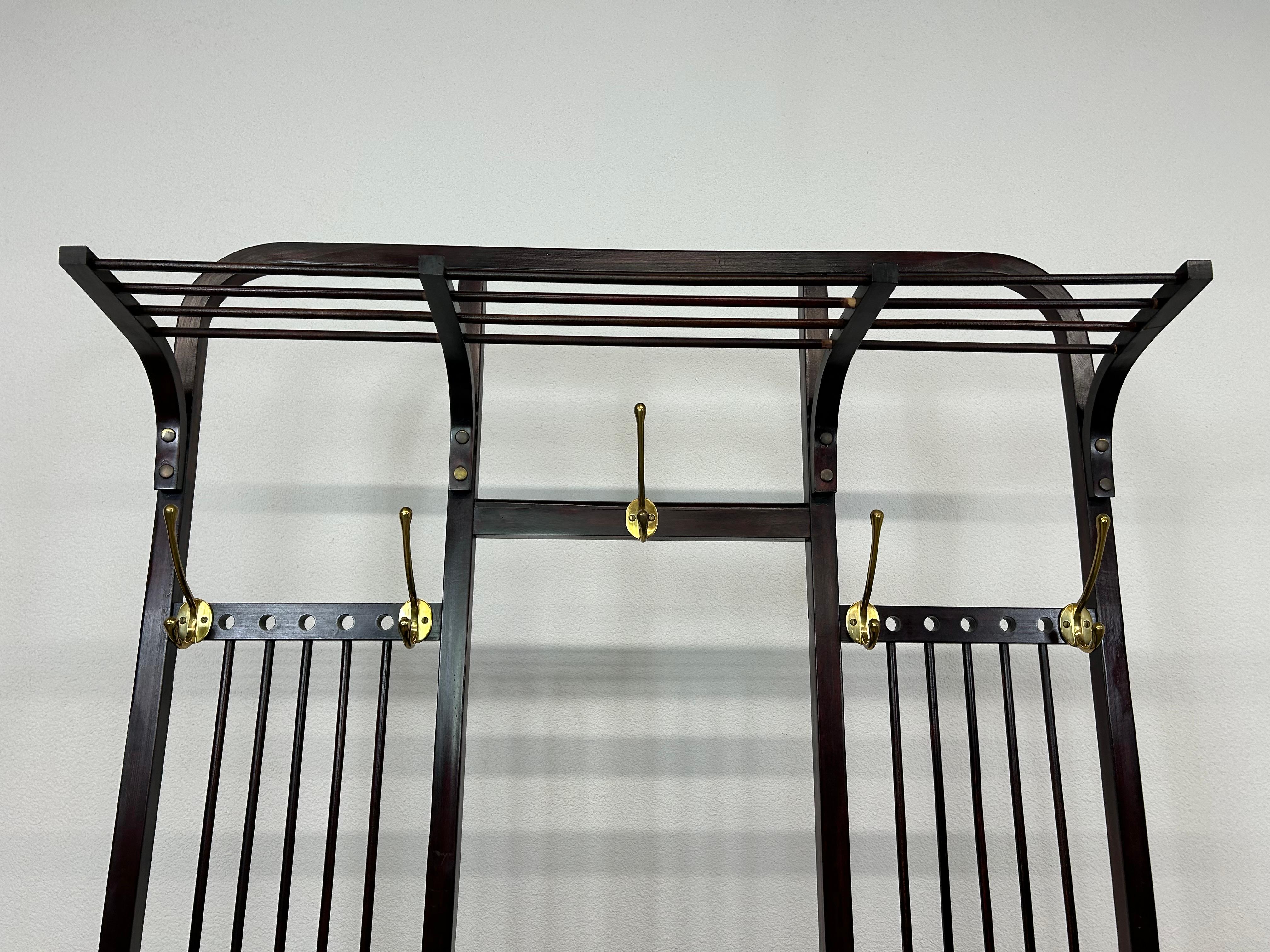 Appendiabiti da parete Secession n. 511 di Marcel Kammerer per Thonet in vendita 5
