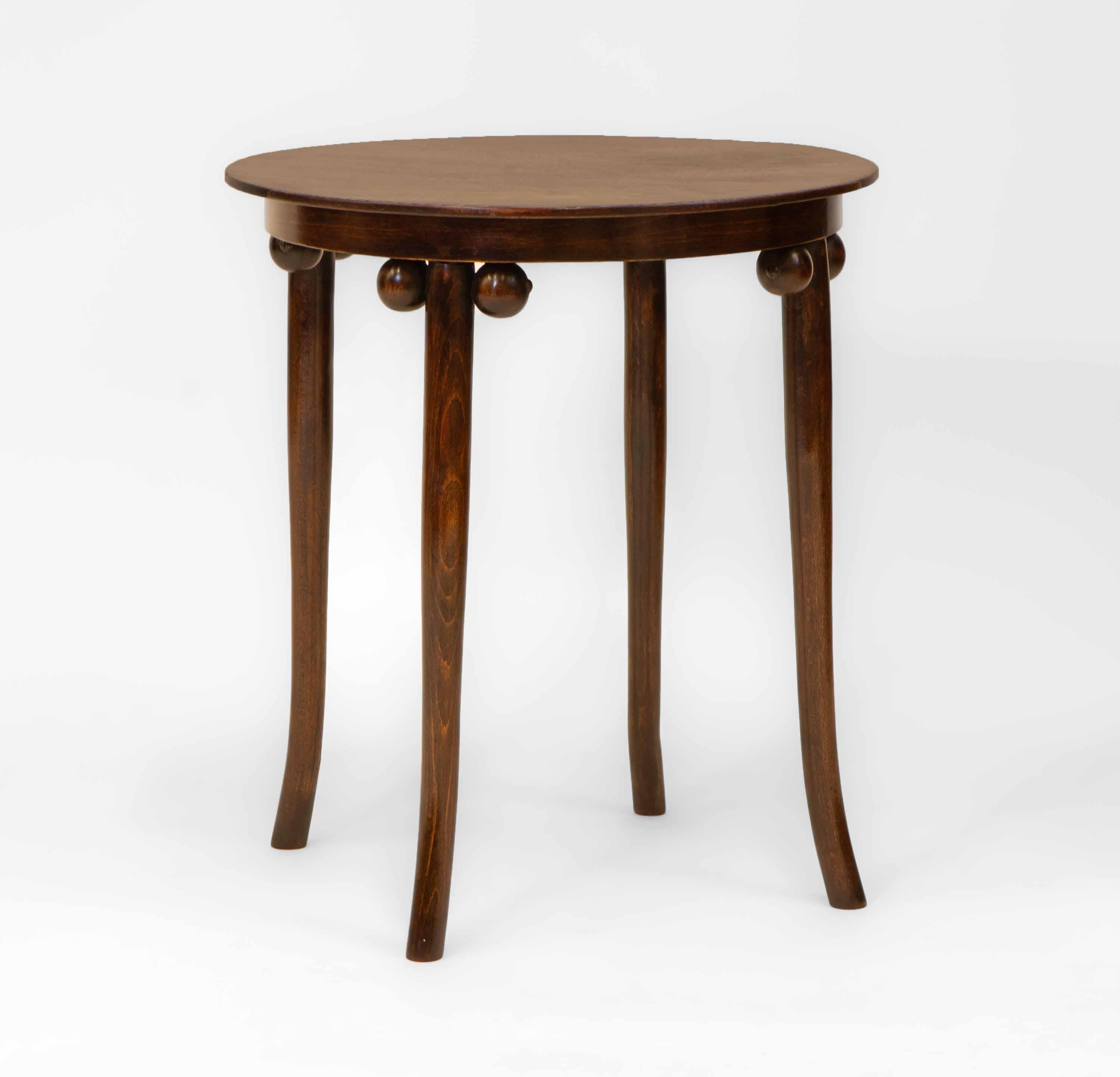  Secessionist Bentwood Side Table Circa 1900 6