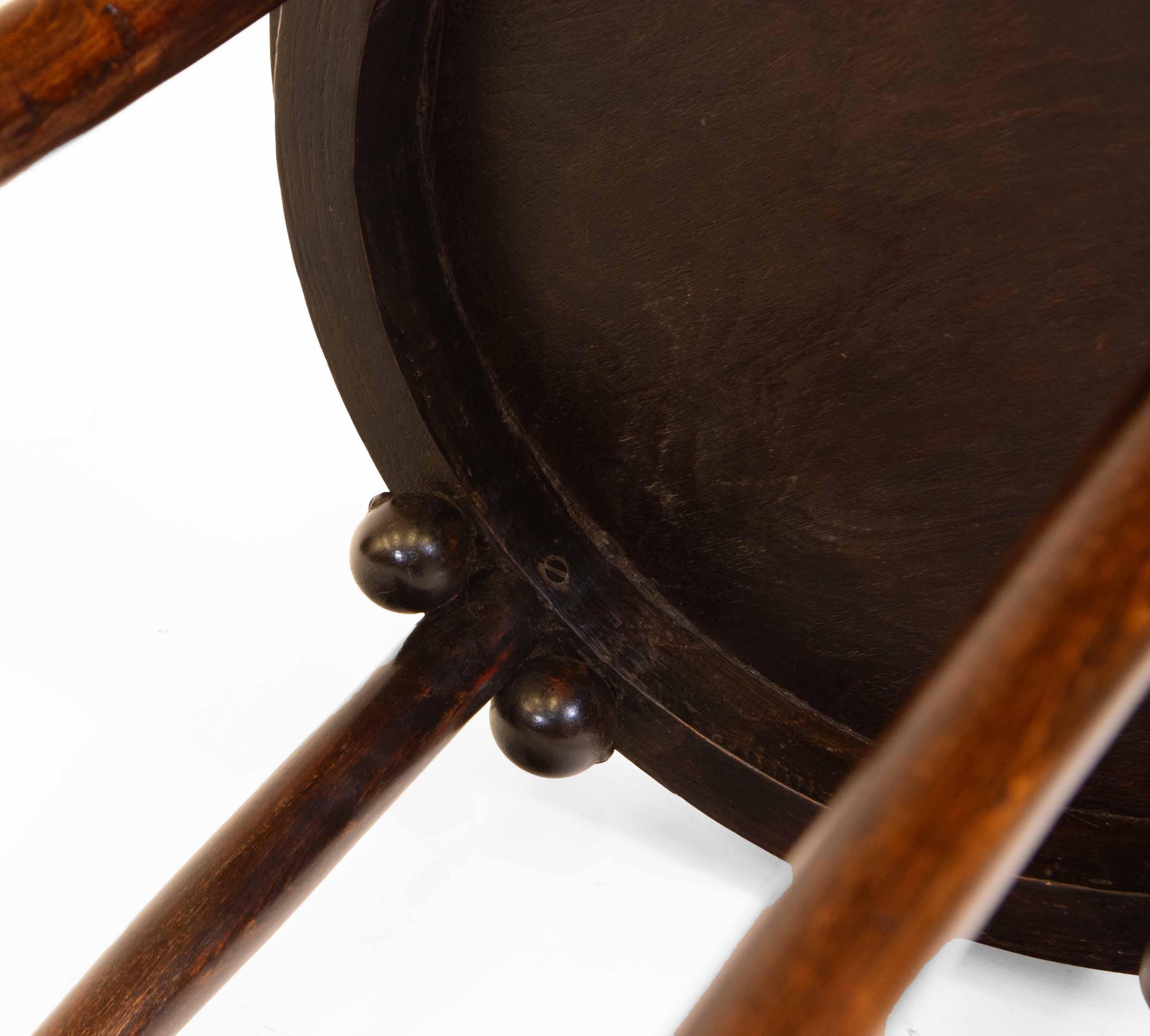  Secessionist Bentwood Side Table Circa 1900 7