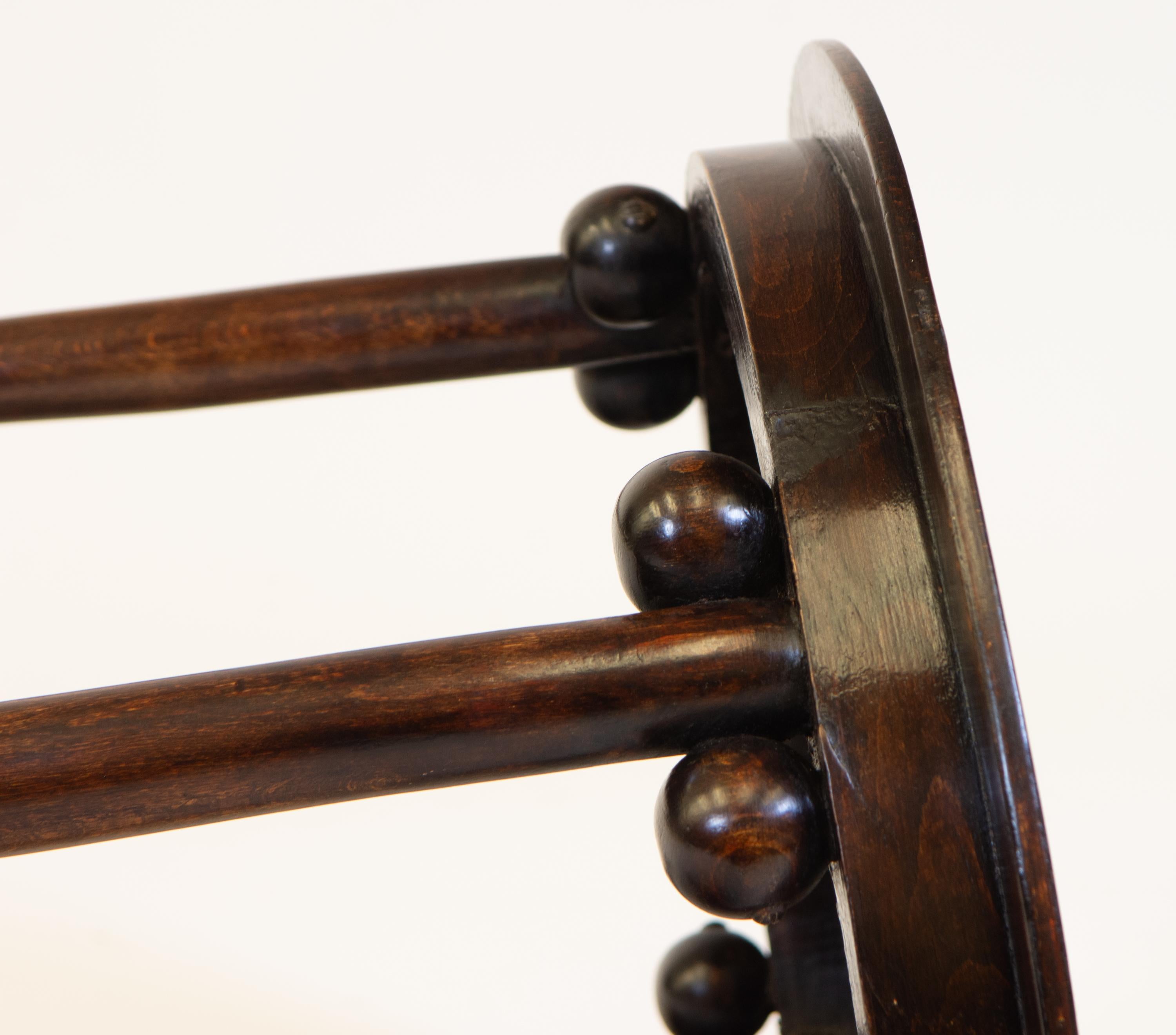  Secessionist Bentwood Side Table Circa 1900 2
