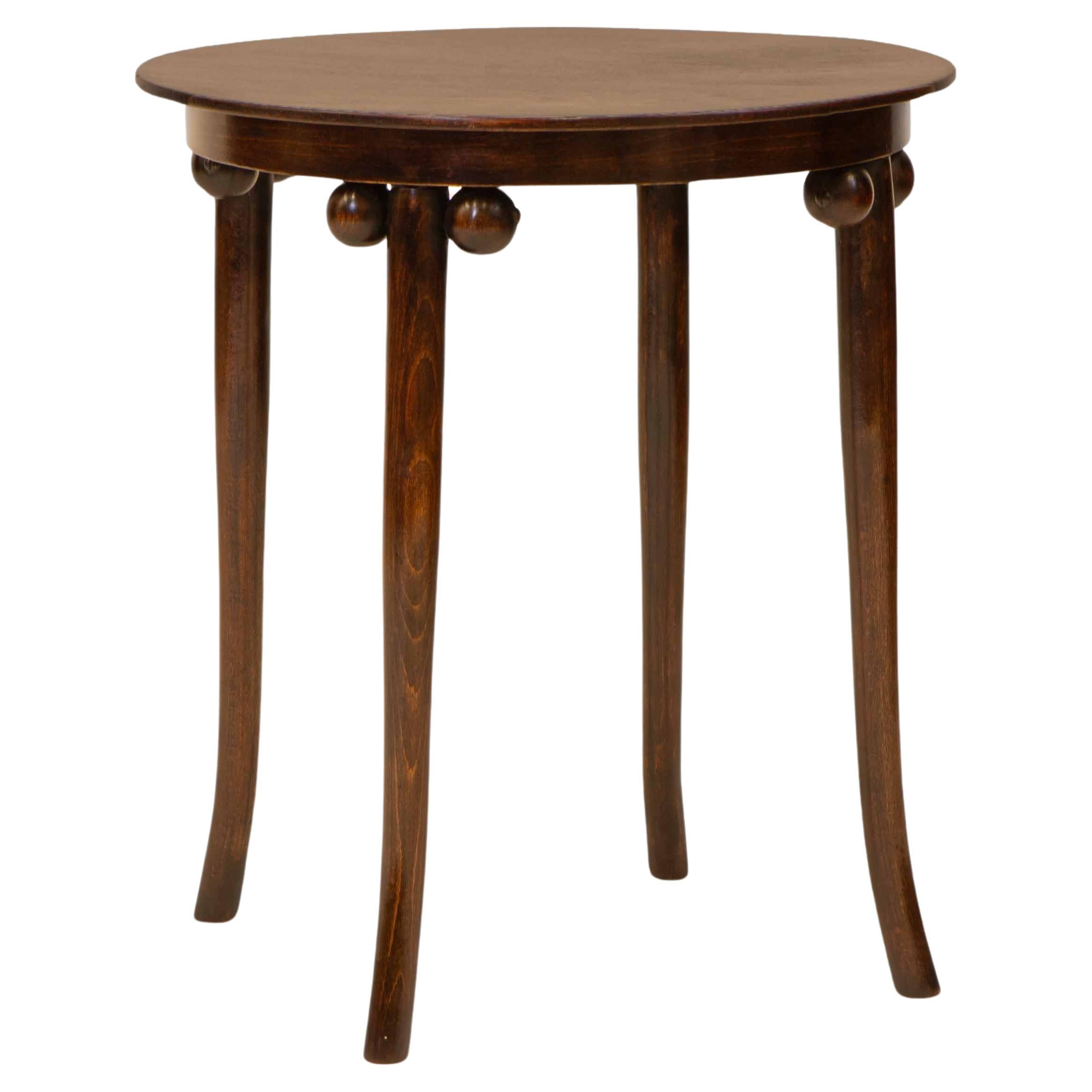  Secessionist Bentwood Side Table Circa 1900