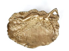 Secessionist Bronze Name Card Holder, '50215'