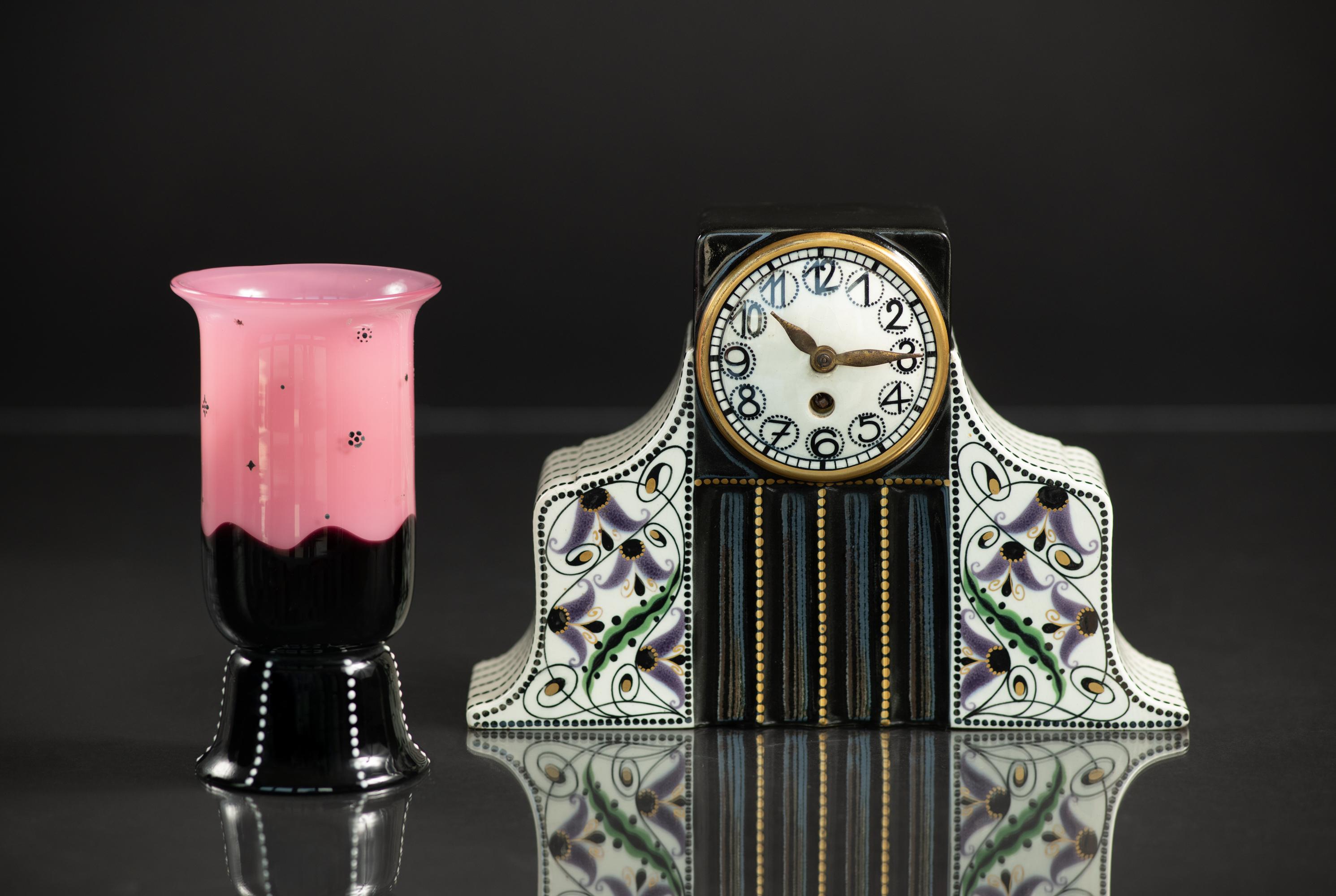 Reloj secesionista de Karl Klaus para Serapis Wahliss en venta 5