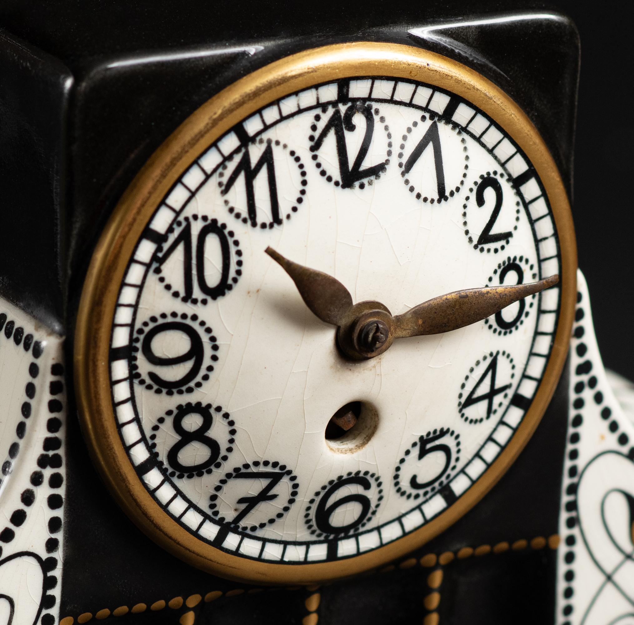 Reloj secesionista de Karl Klaus para Serapis Wahliss en venta 1