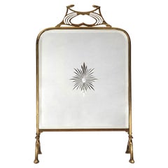 Vintage Secessionist Fire Screen