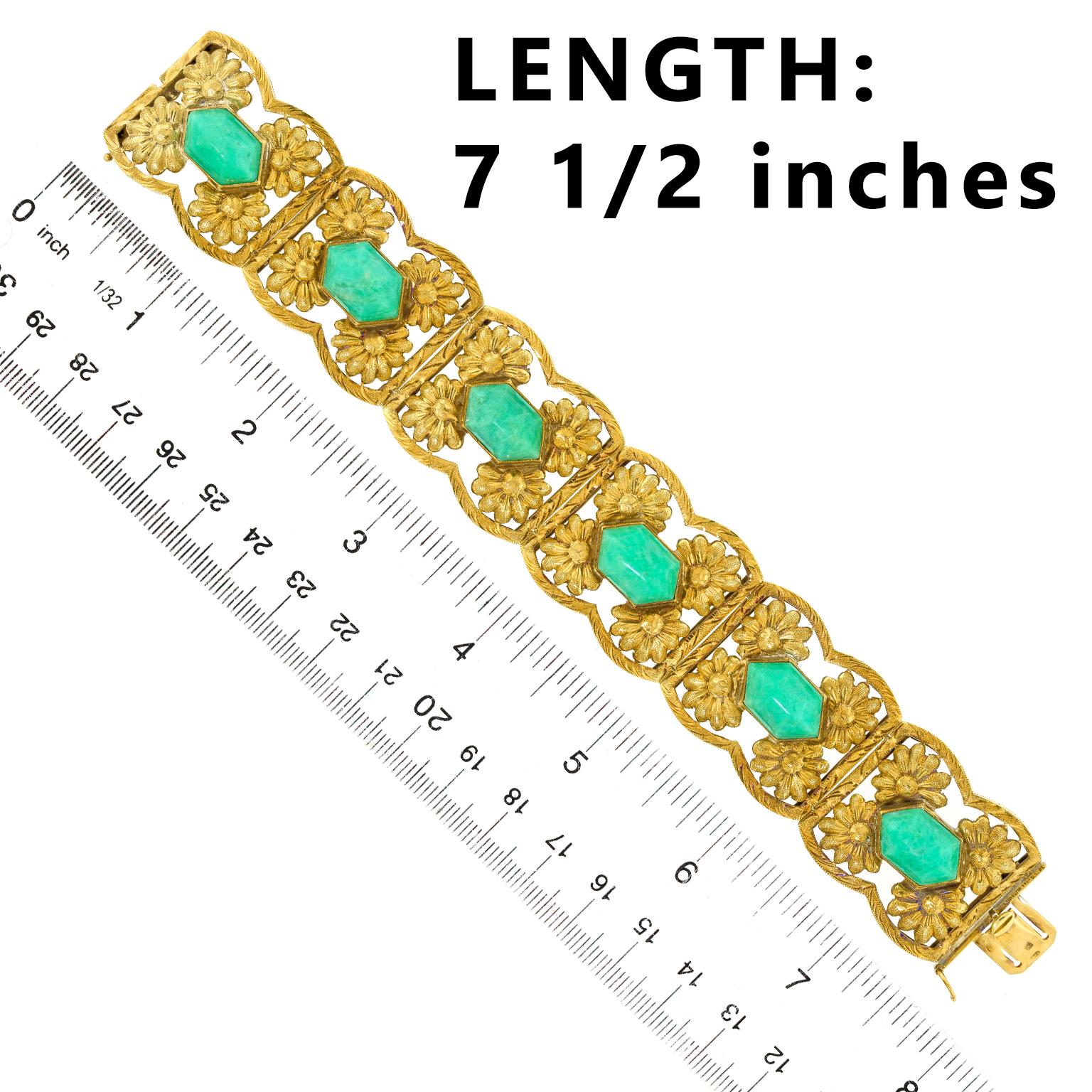 Bracelet d'or sécessionniste en vente 1