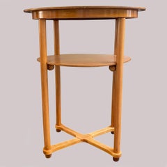 Zweistufiger Beistelltisch im Secession-Stil von Josef Hoffmann für Fischel, Tschechoslowakei