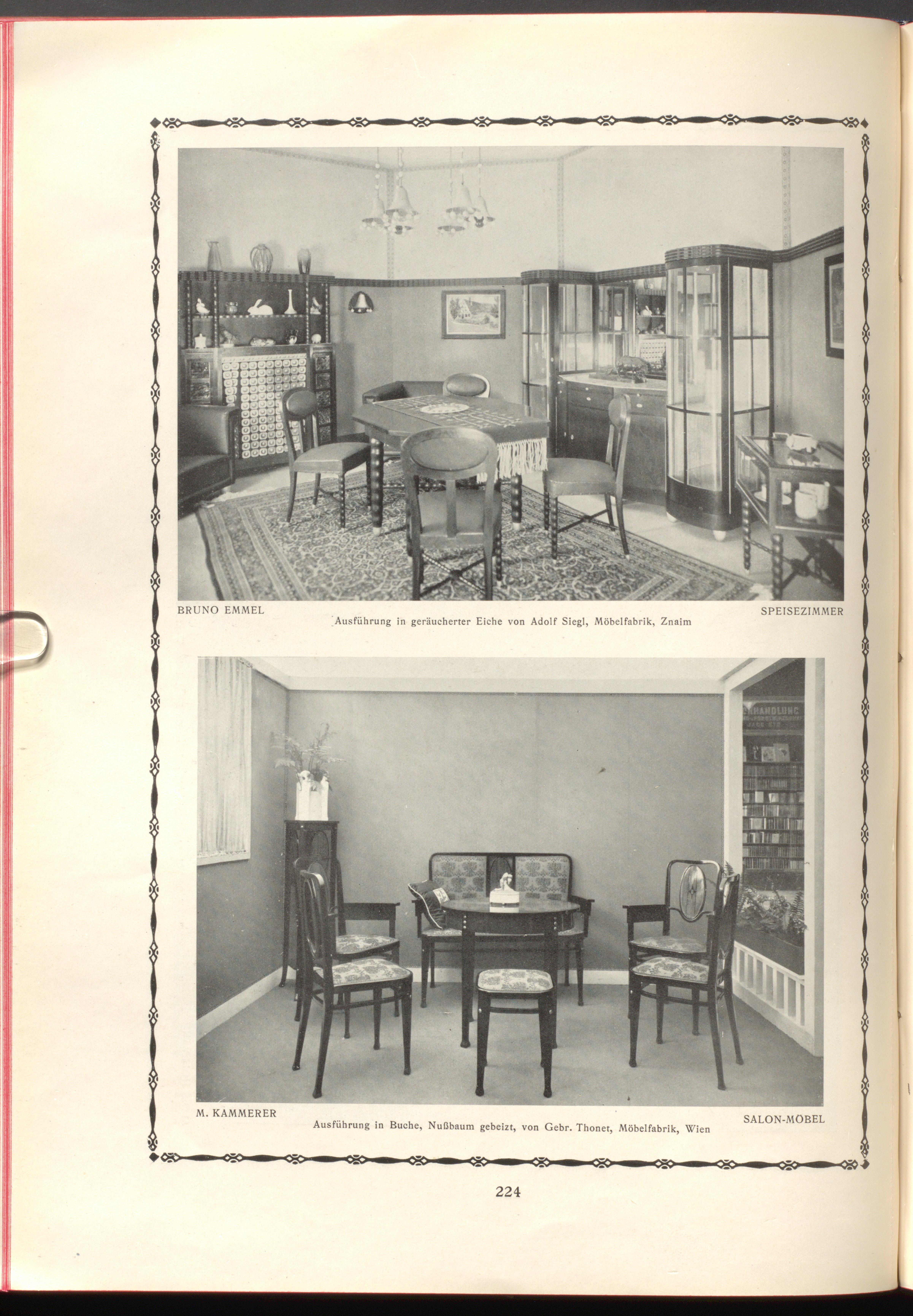 Sezessionistische Bank von Marcel Kammerer für Grand Hotel Wiesler (Thonet, 1905) im Angebot 4