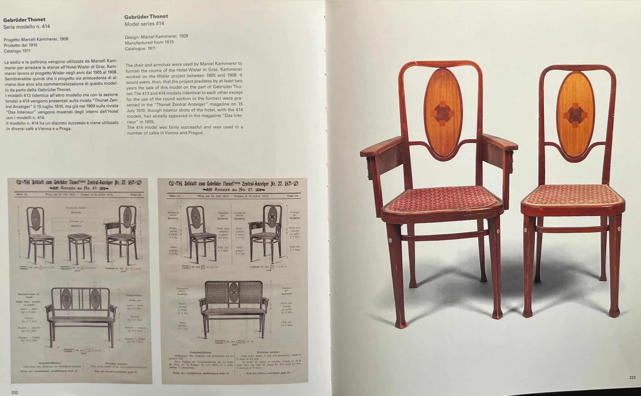 Secessionistic Bench from Marcel Kammerer for Grand Hotel Wiesler (Thonet, 1905) For Sale 6