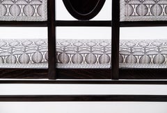 Secessionistic Bench from Marcel Kammerer for Grand Hotel Wiesler (Thonet, 1905)