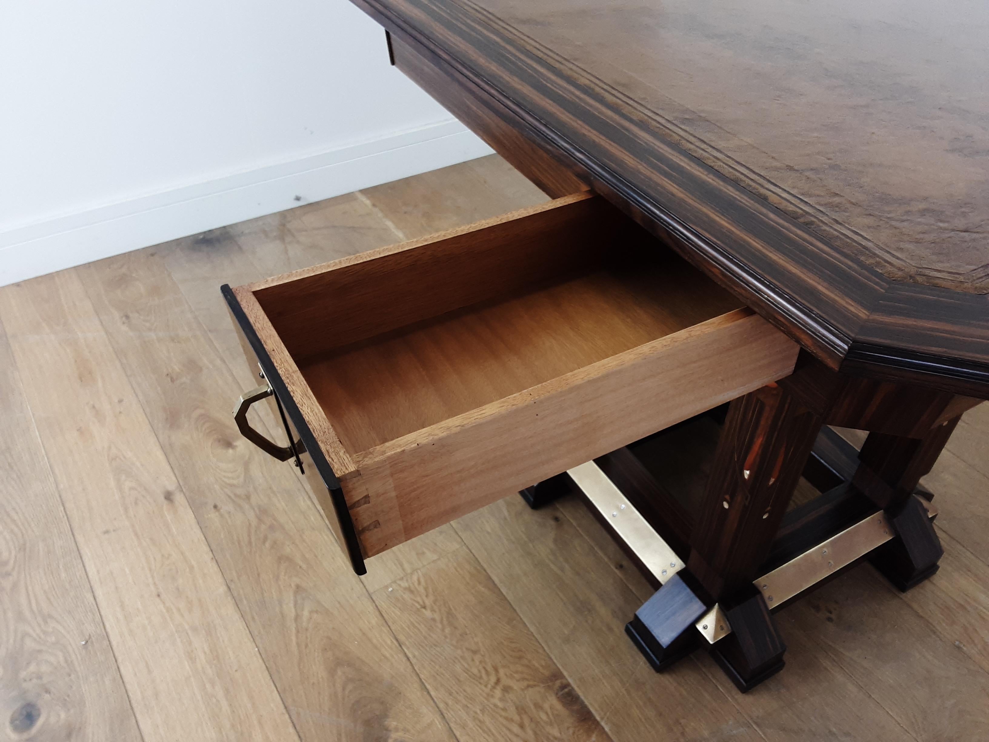 Secessionists Design Games Table by Ludwig Schmitt For Sale 2
