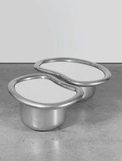 Secolo, Laghi Silver Coffee Table (Size M), Contemporary Design, Limited Edition