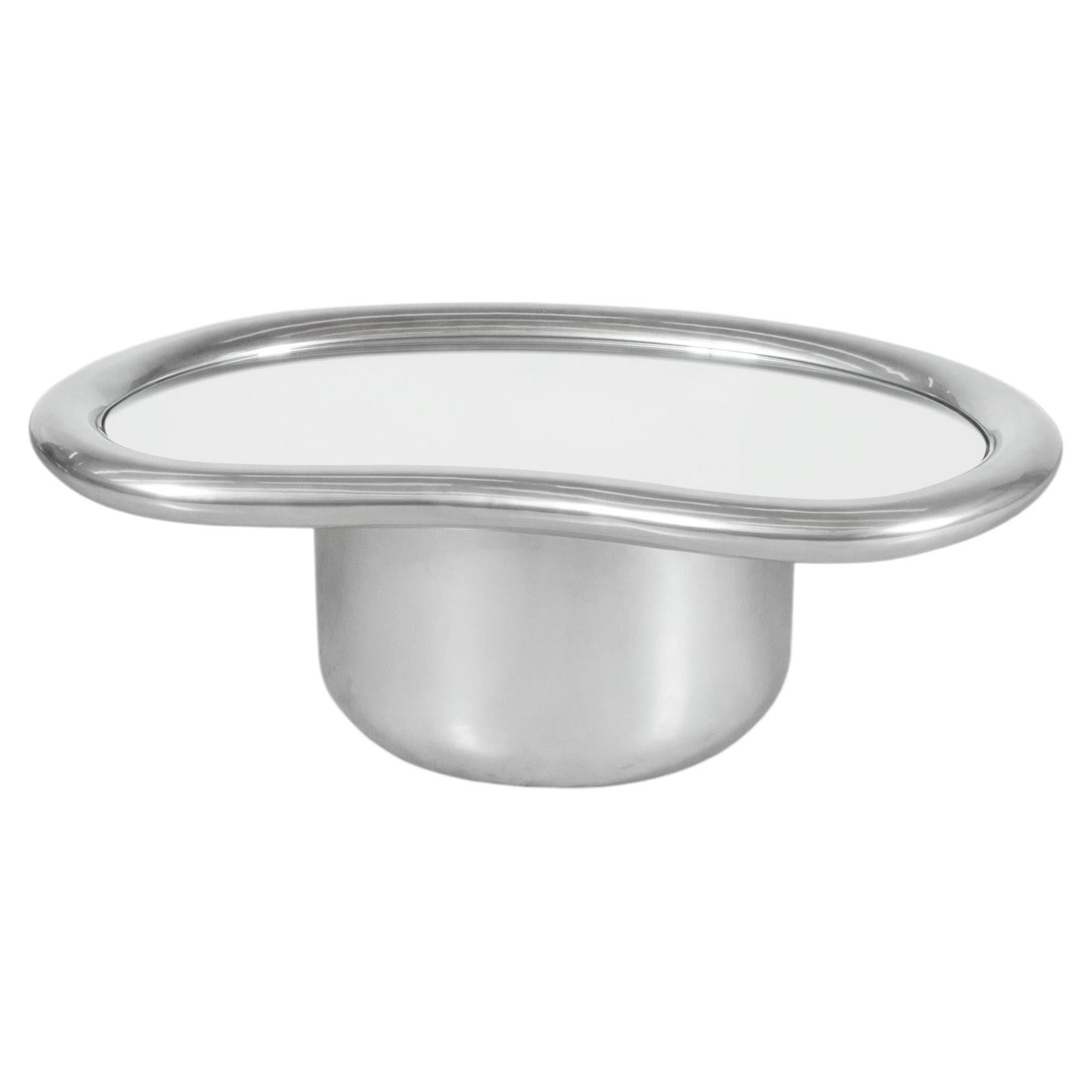 Secolo, Laghi Silver Coffee Table (Size M), Contemporary Design, Limited Edition