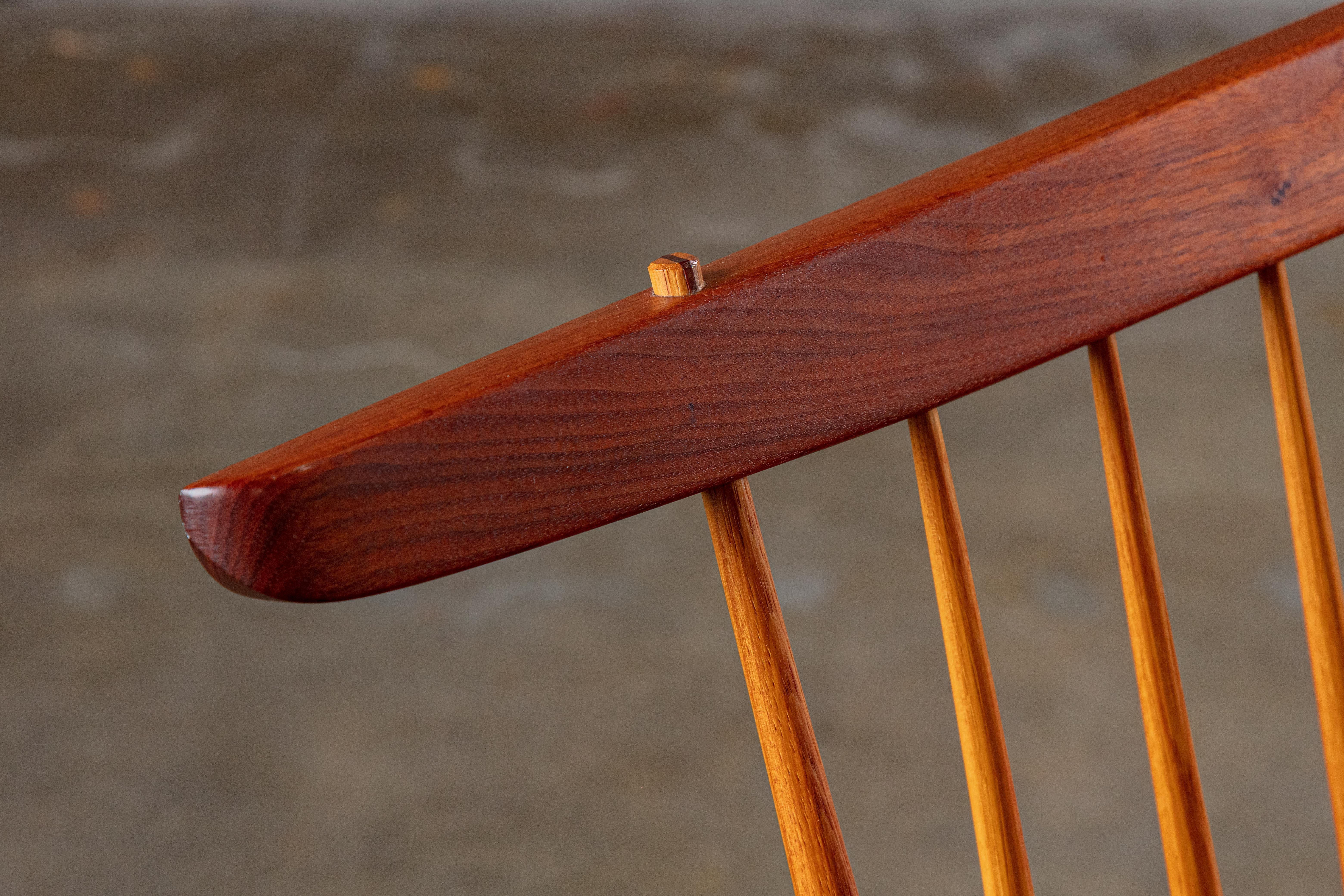 Hickory Second Deposit For George Nakashima 'Conoid' Bench