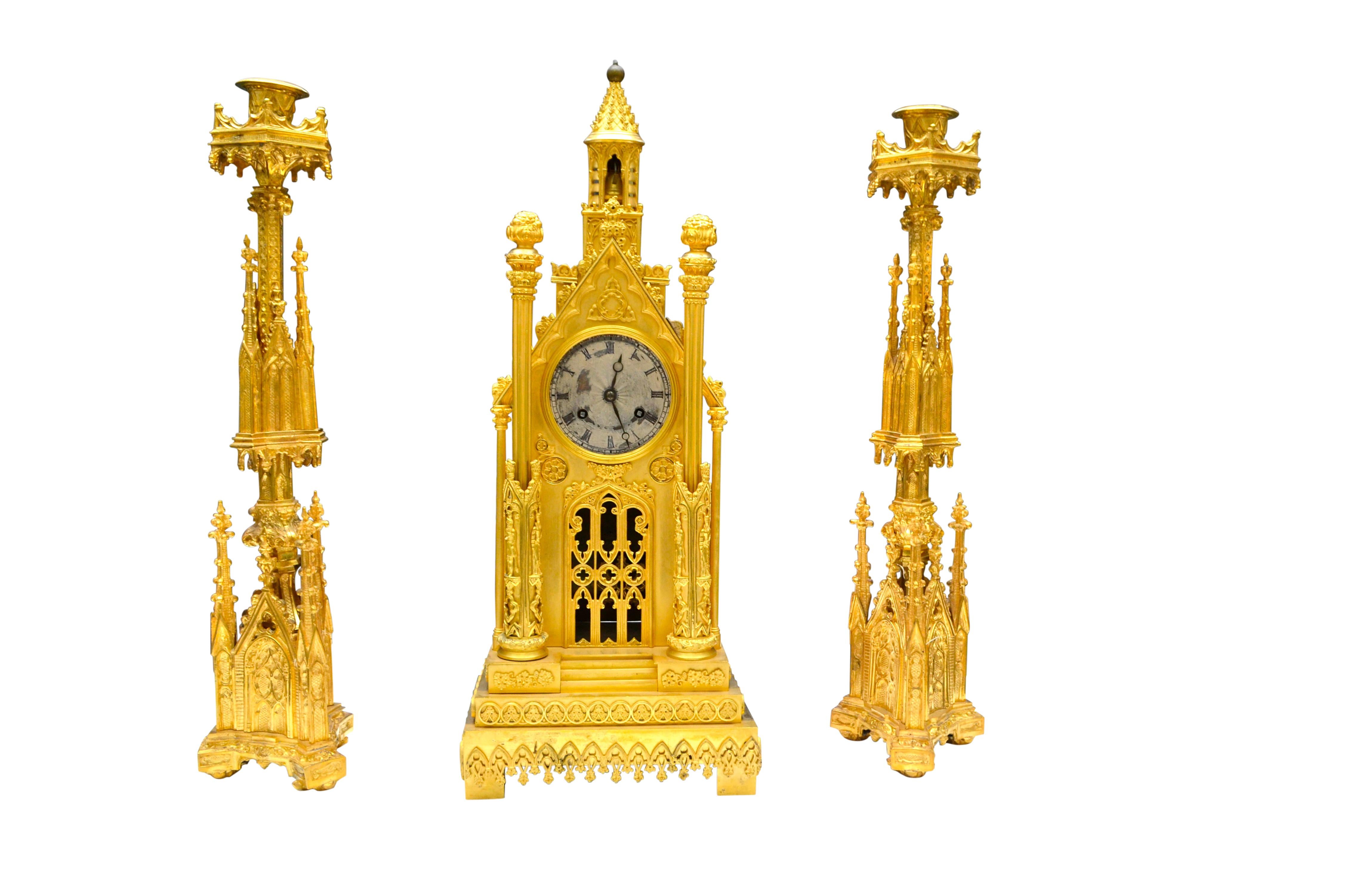 cathedral clock antique
